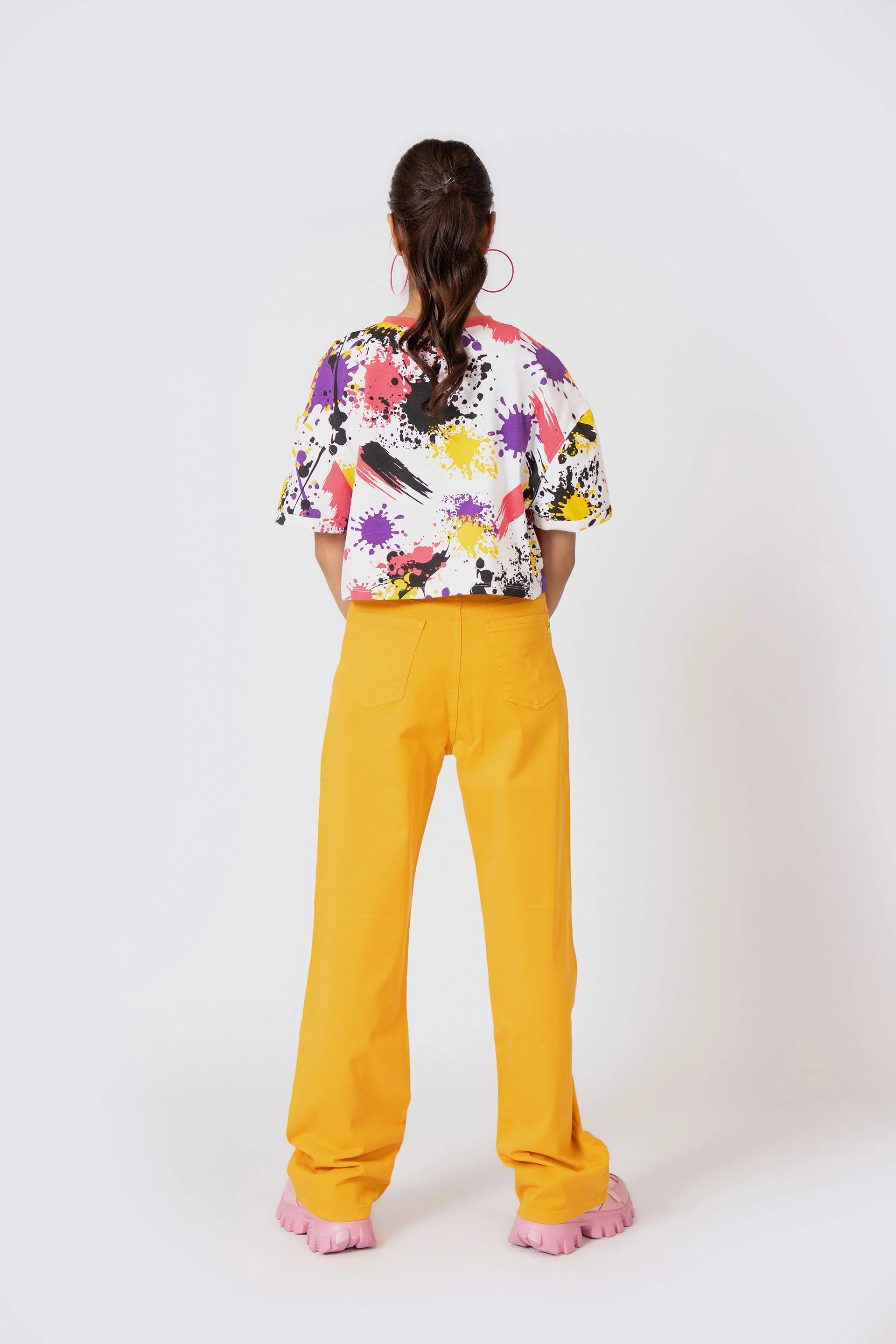 Coloured Pants Yellow - Image 4