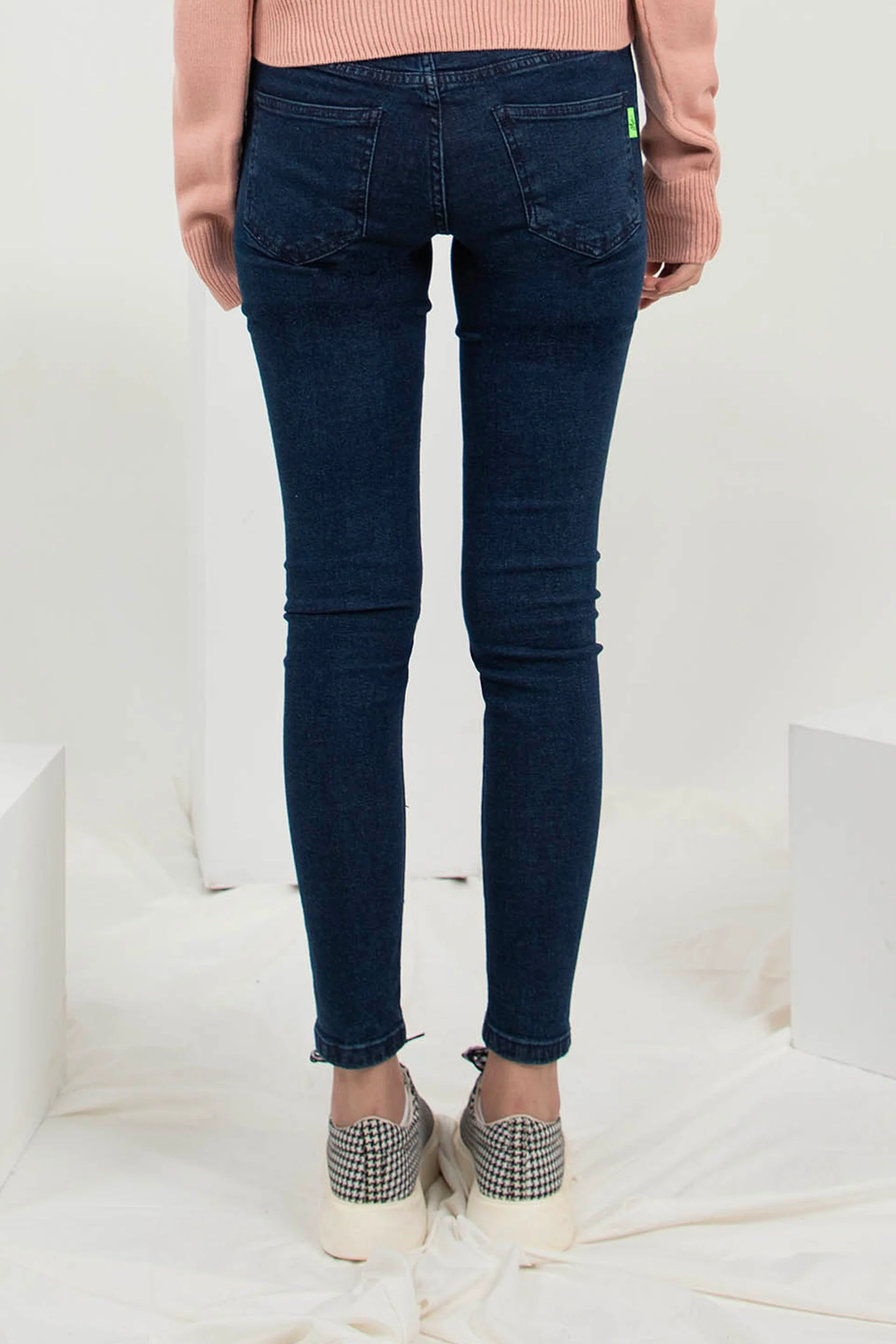 Basic Skinny Jeans Indigo - Image 4