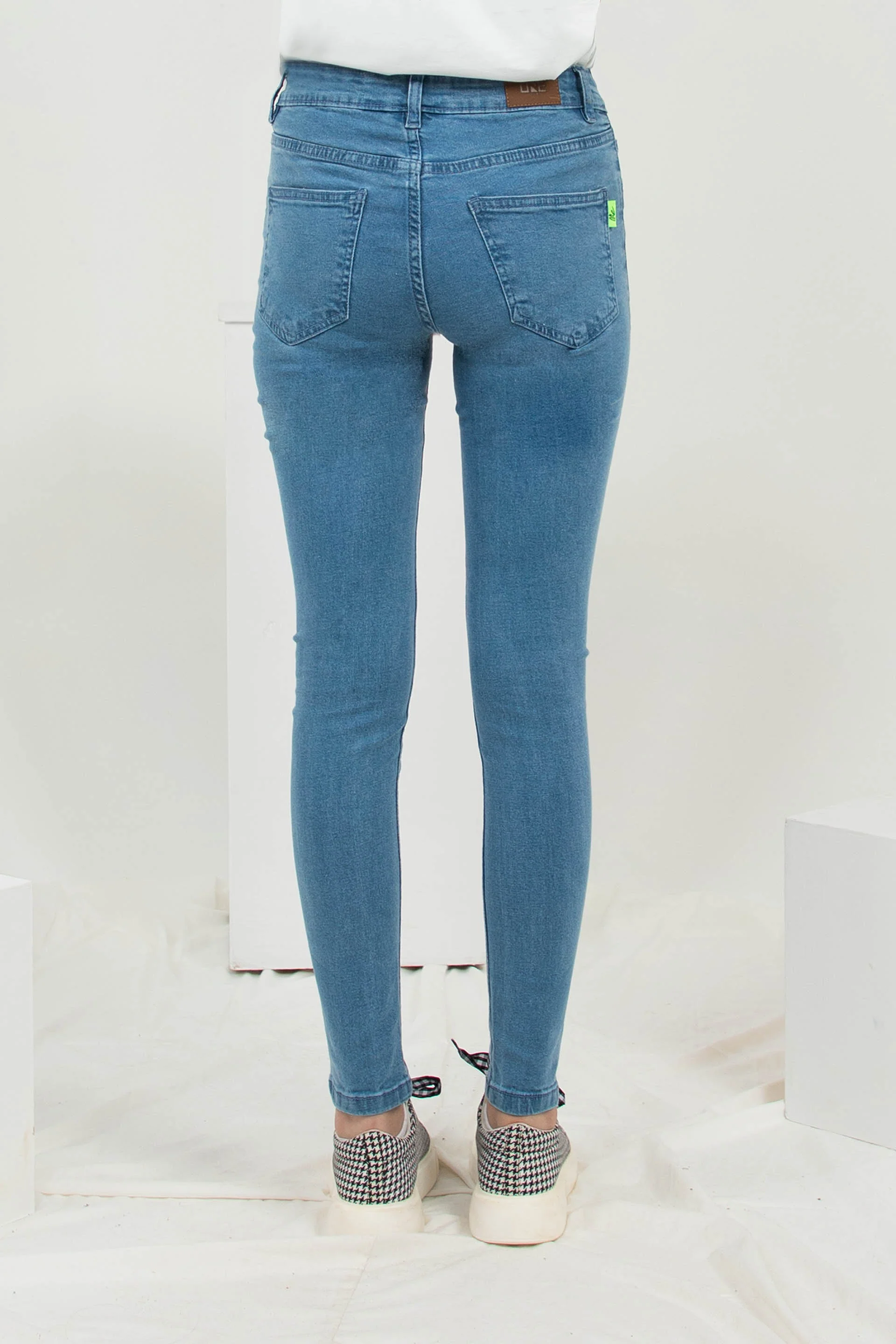 Basic Skinny Jeans Blue - Image 4