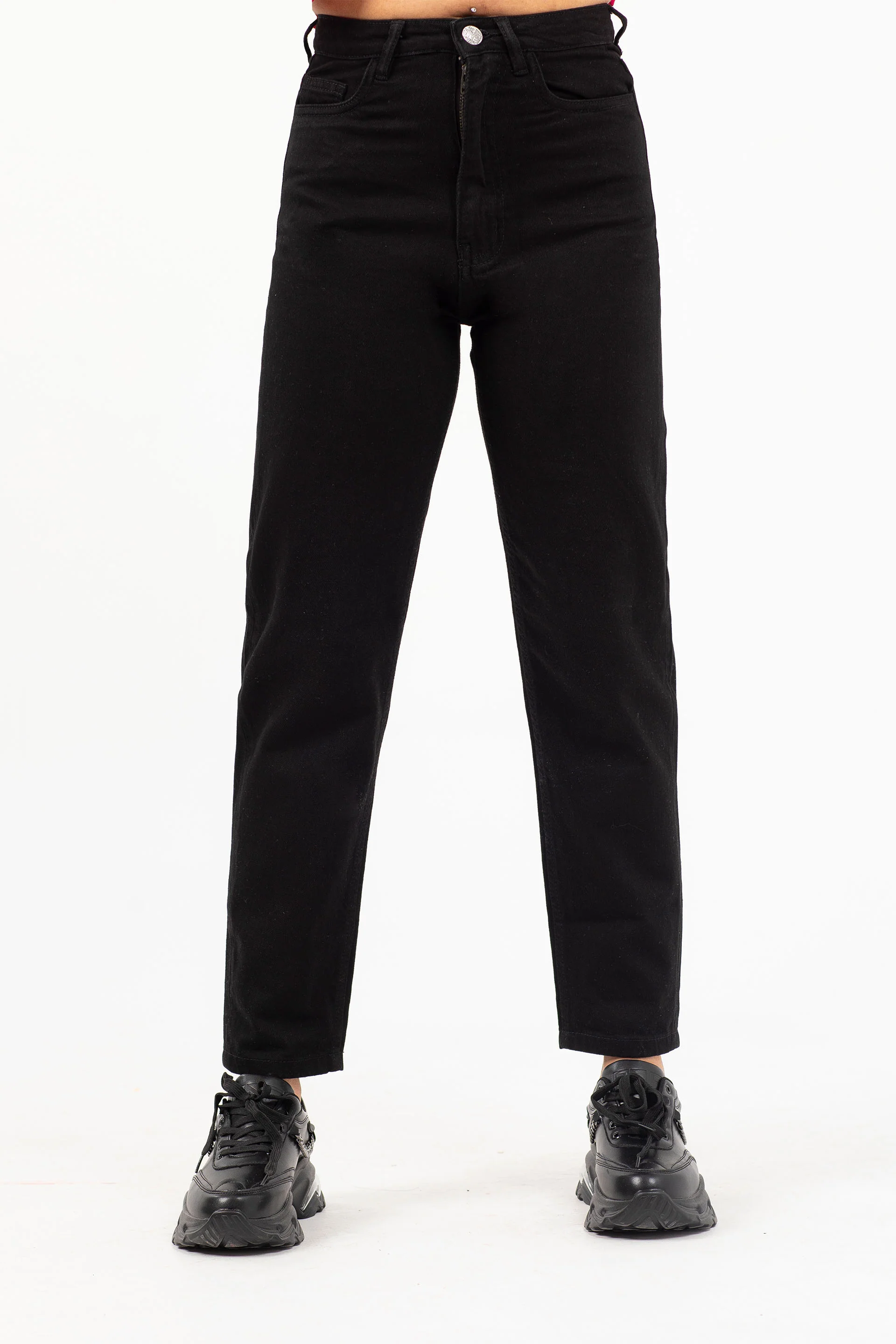 Mom Jeans Black - Image 2