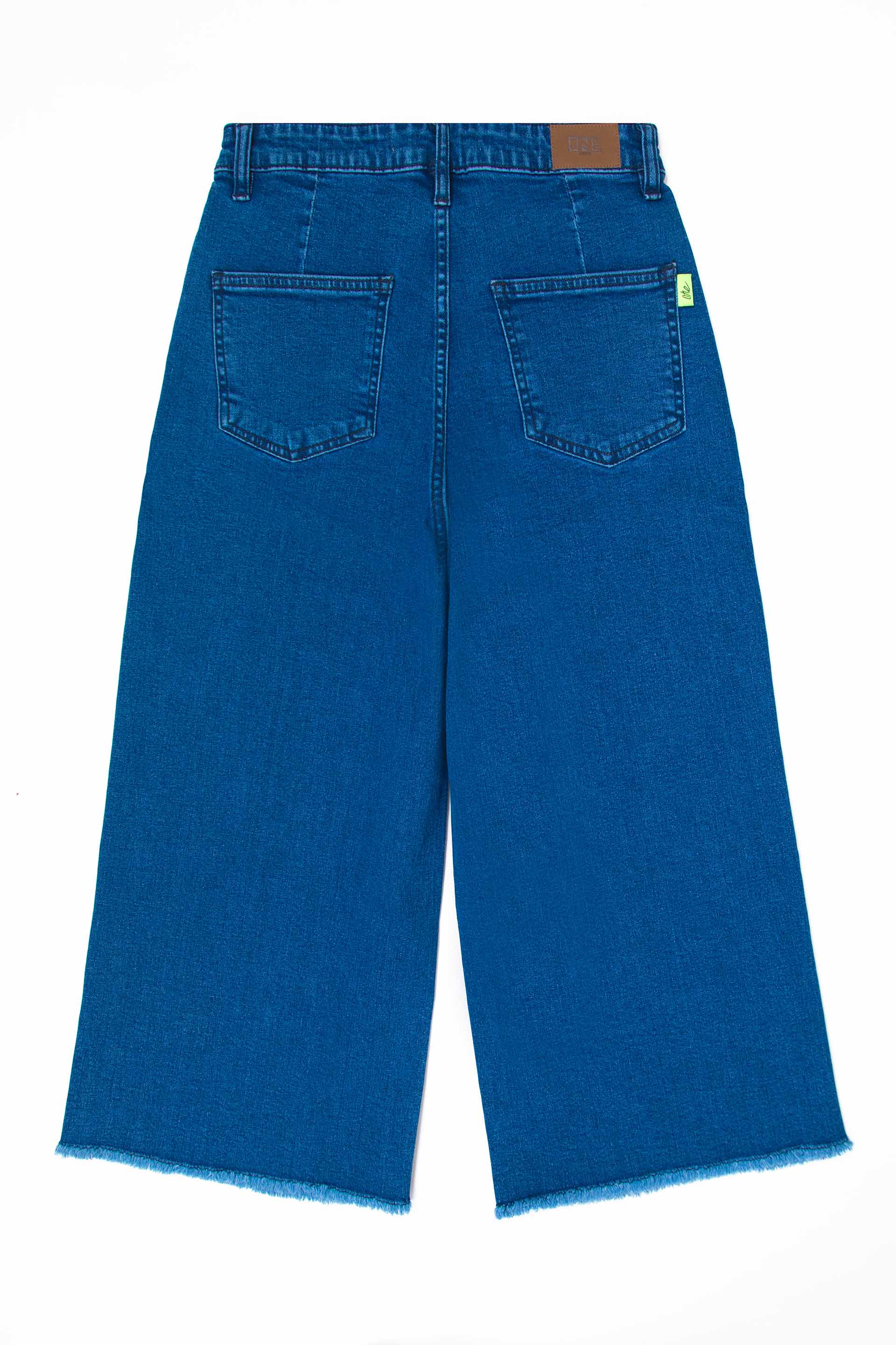 Cropped Marine Jeans - Image 4