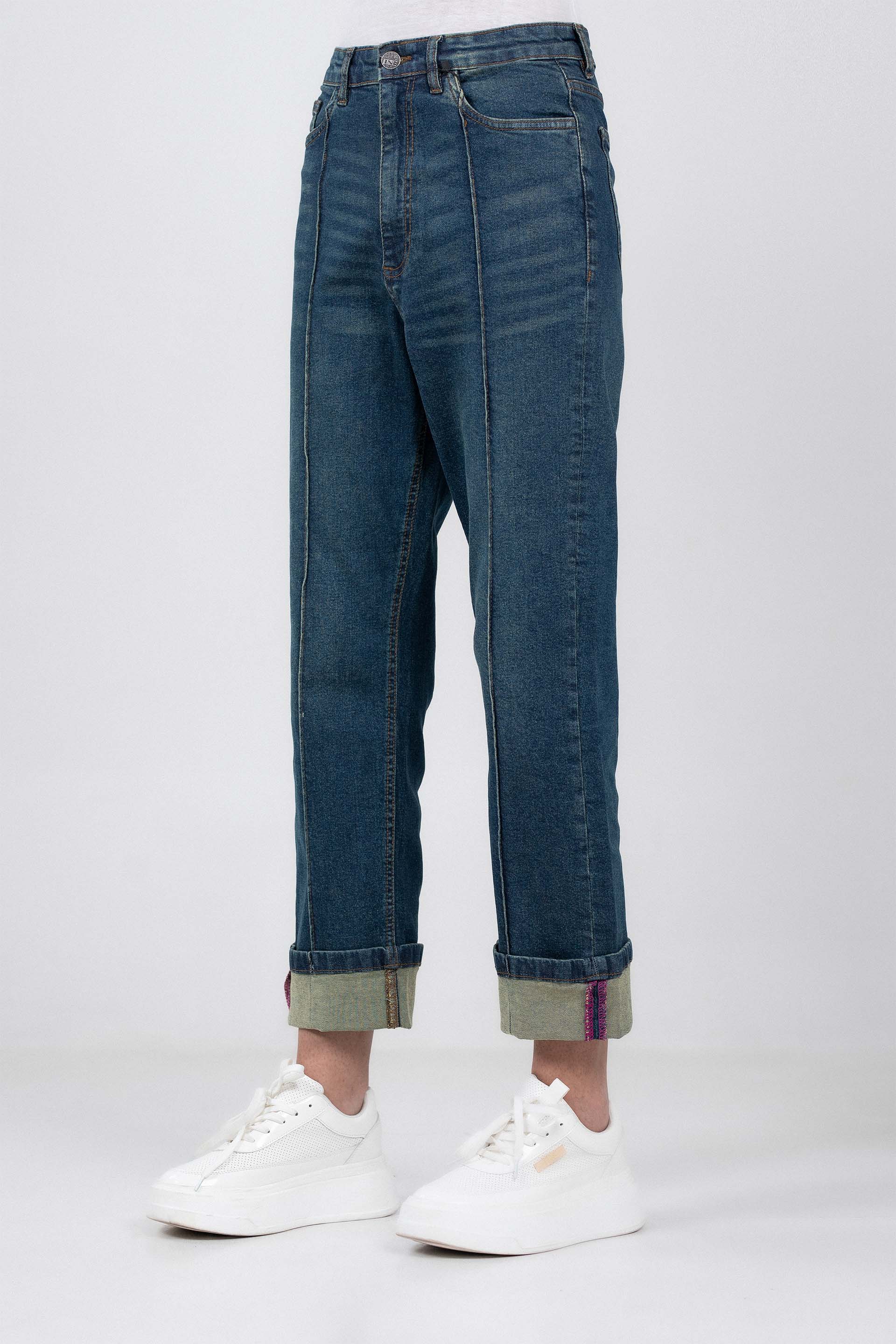 Folded Straight Jeans - Image 2