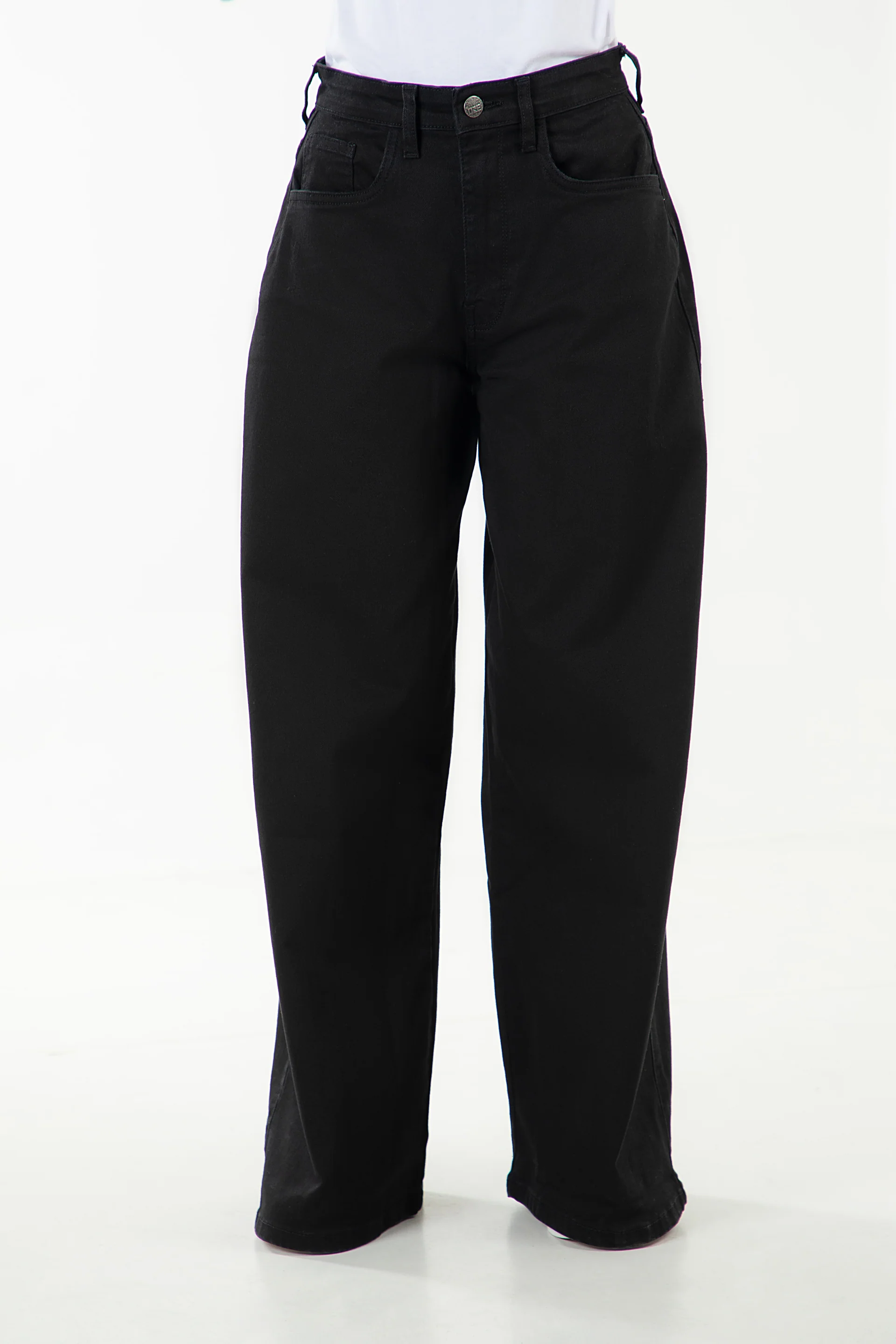 Basic Wide Leg Jeans - Image 5