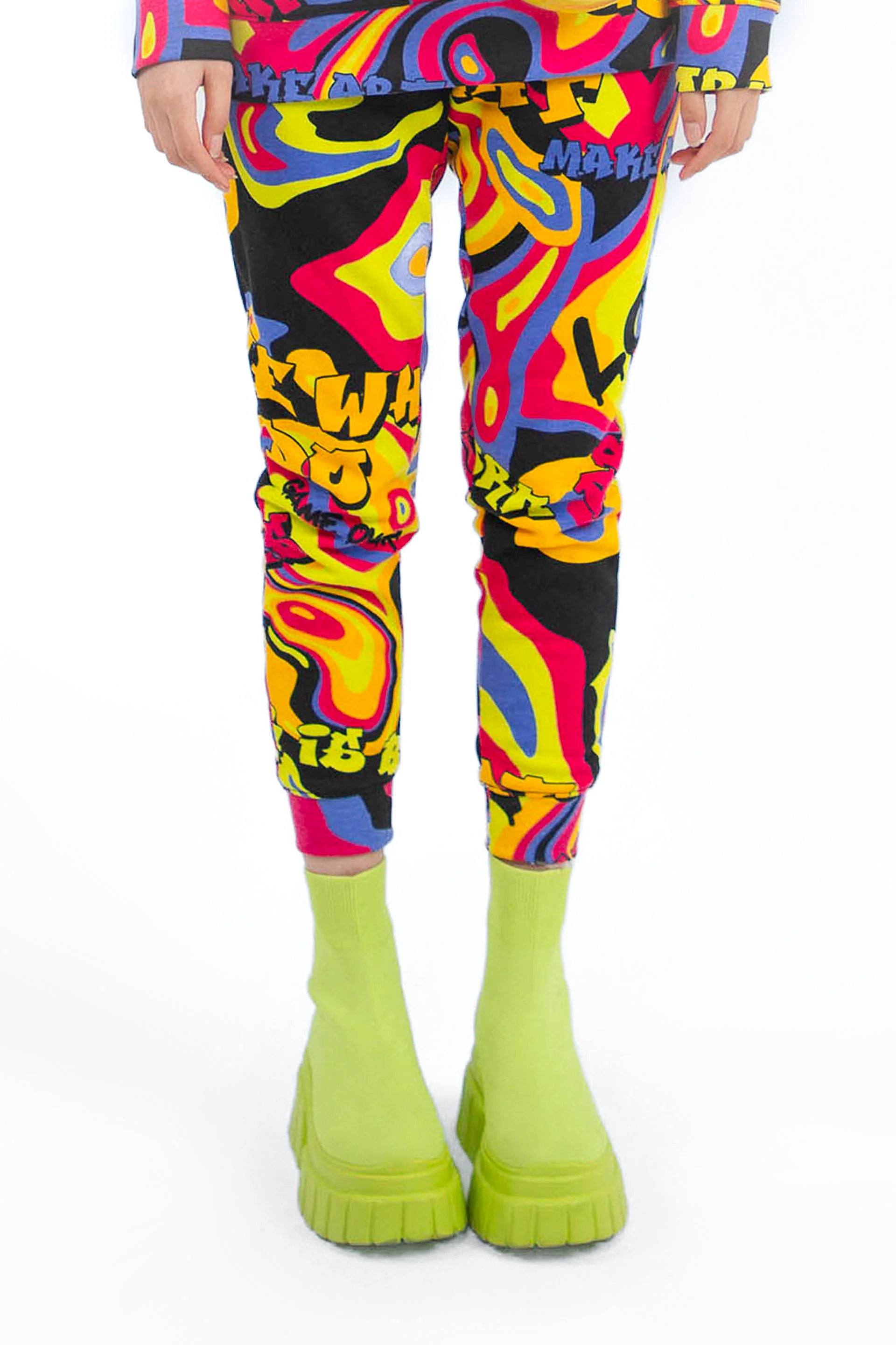 Graffiti Trackpants Multi - Image 2