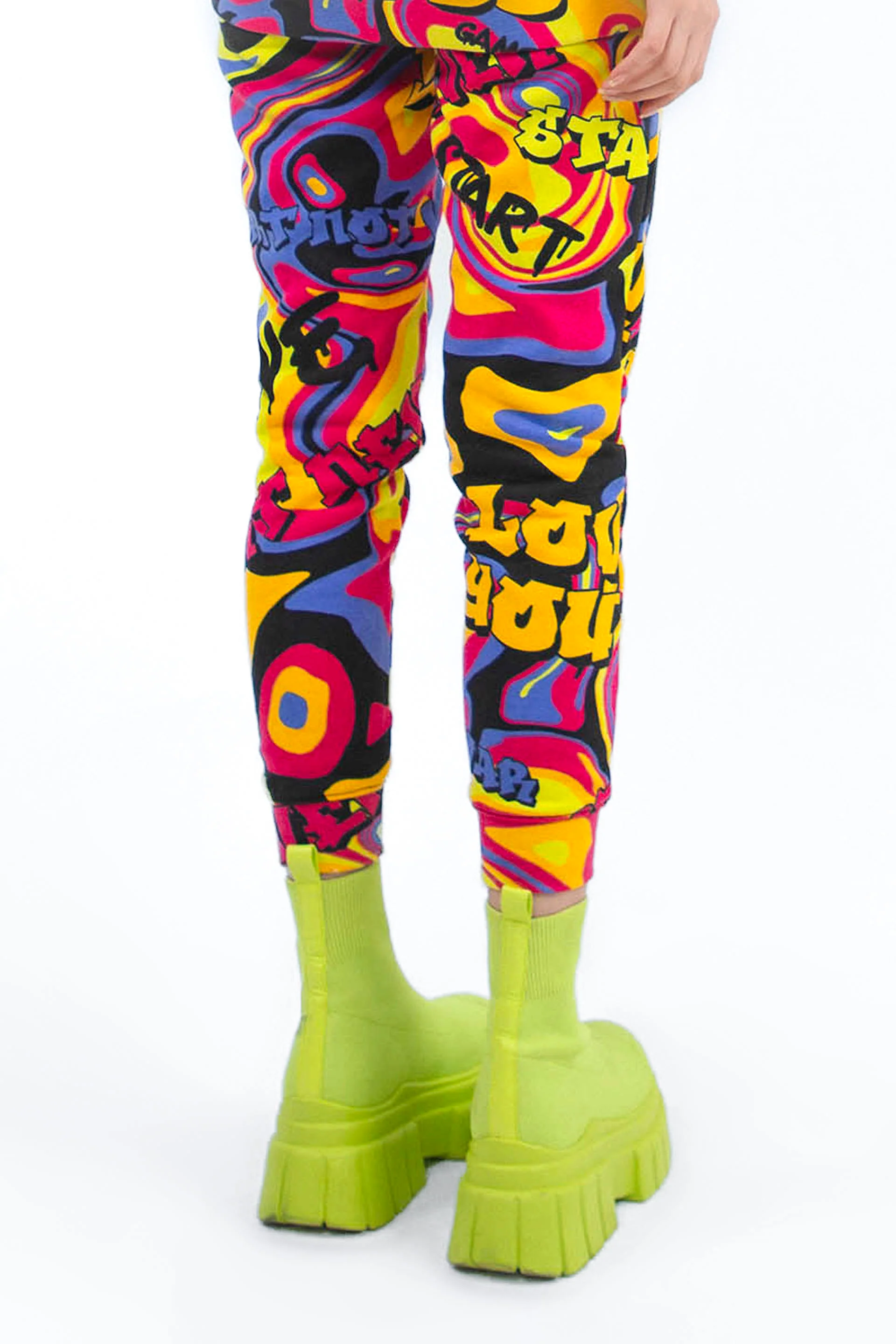 Graffiti Trackpants Multi - Image 4