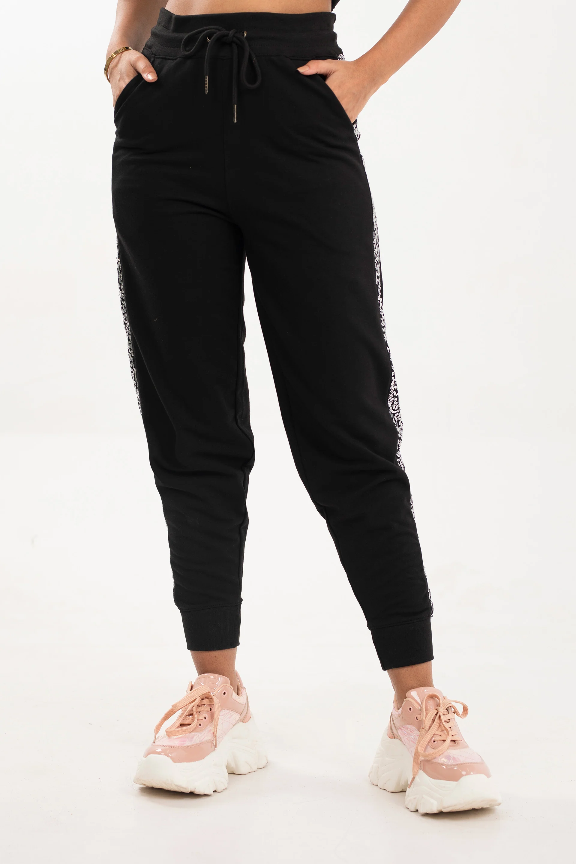 Sequined Track pants - Image 2