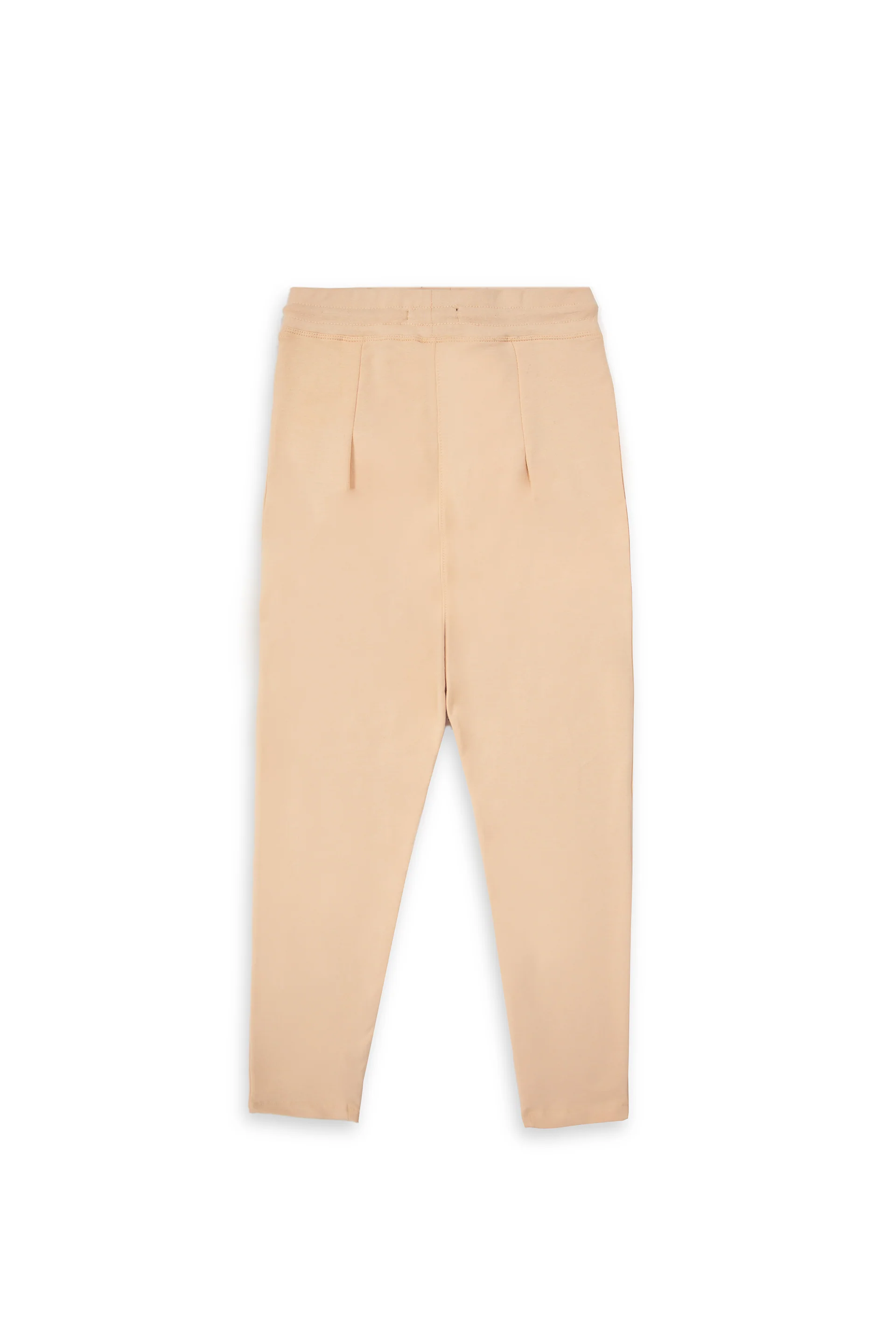 Pleated Track Pants Beige - Image 6