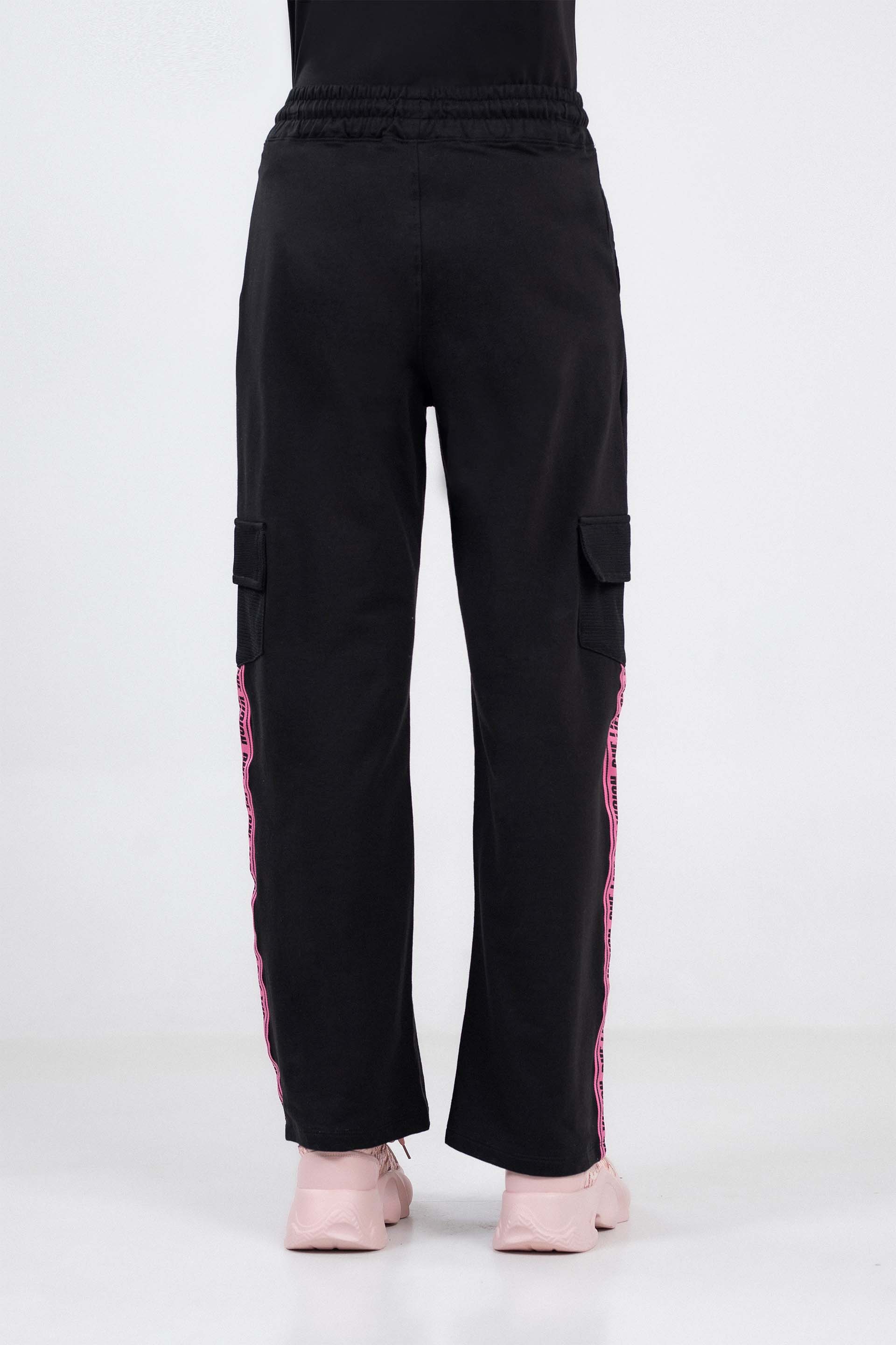 Wide Leg Cargo Trousers - Image 2