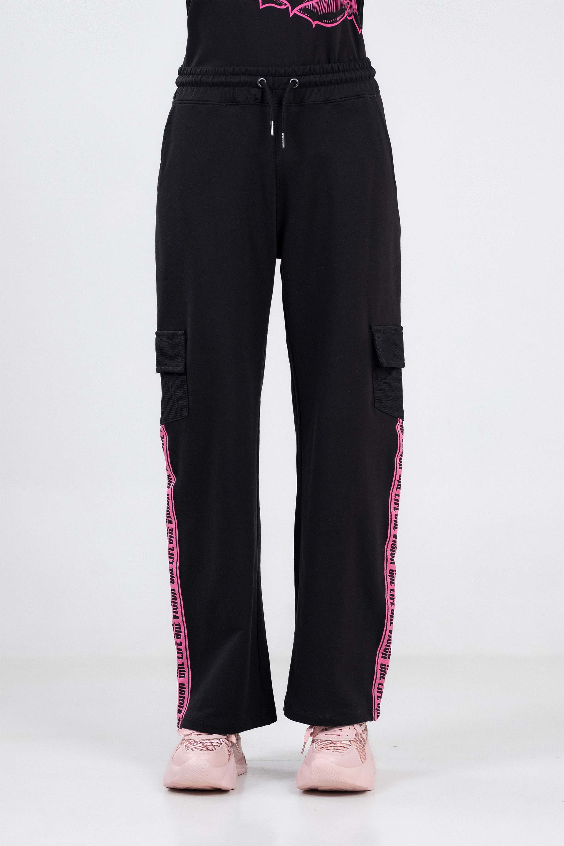 Wide Leg Cargo Trousers - Image 3