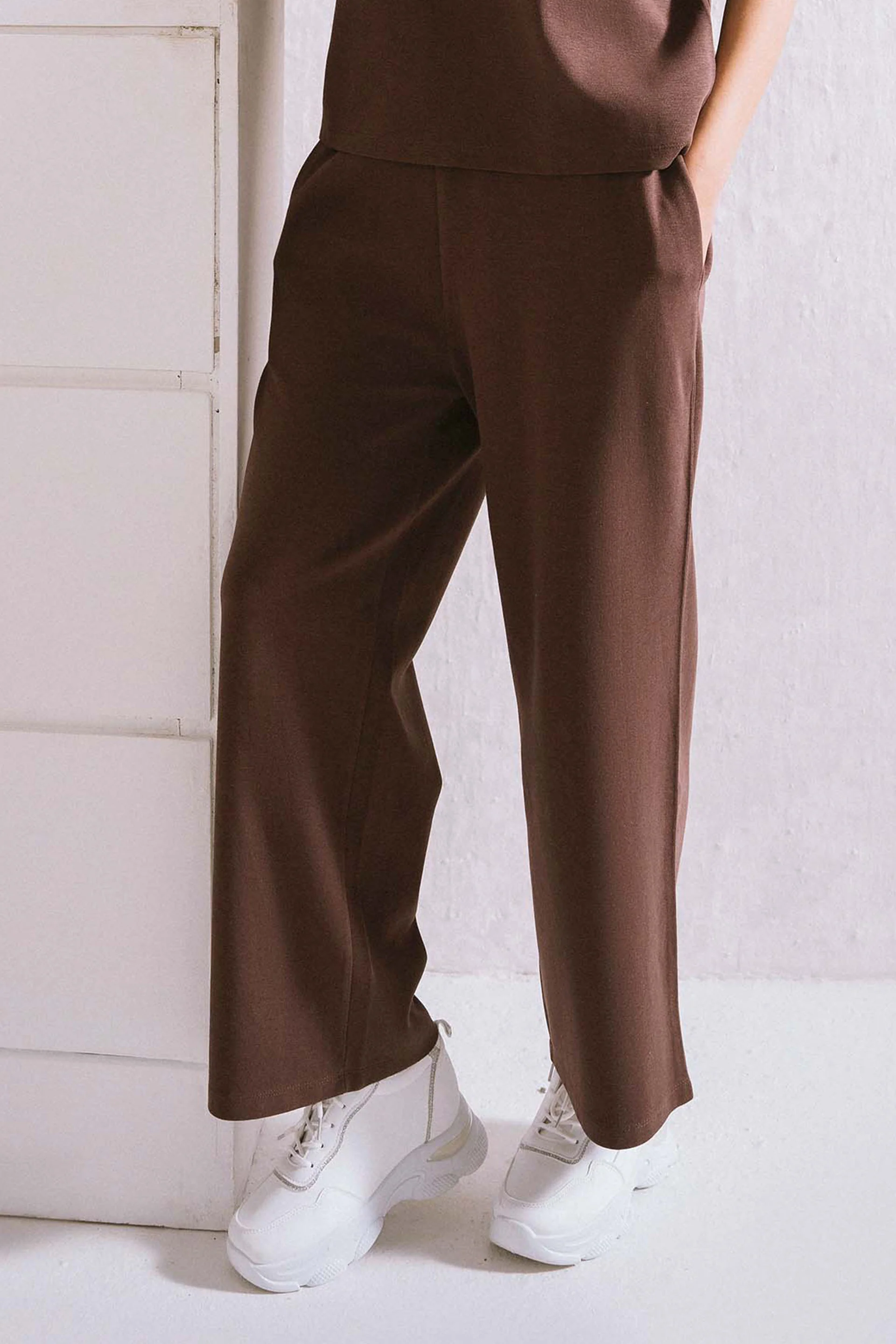 Wide Leg Cargo Trousers - Image 2