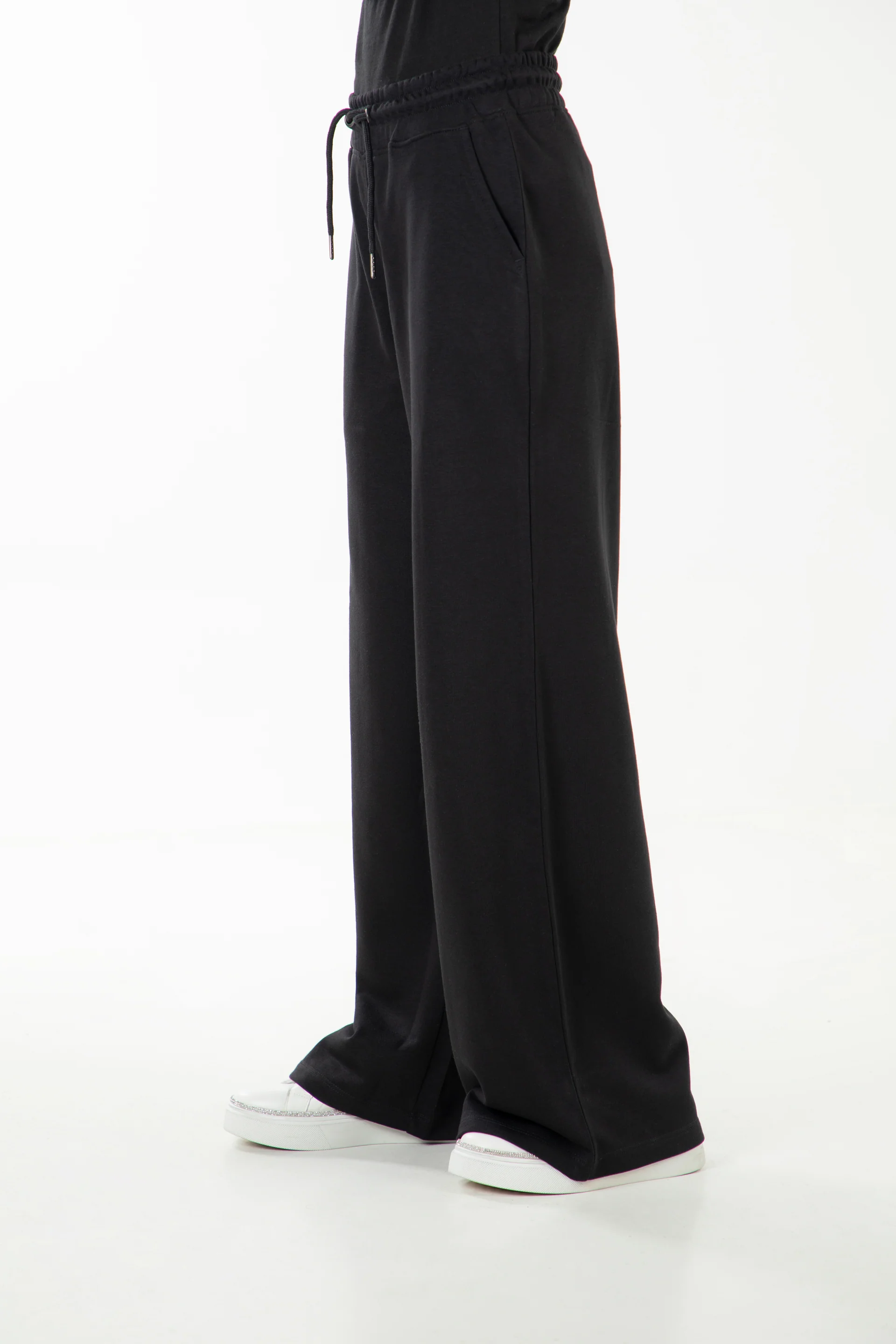 Basic Wide Leg Trousers - Image 3