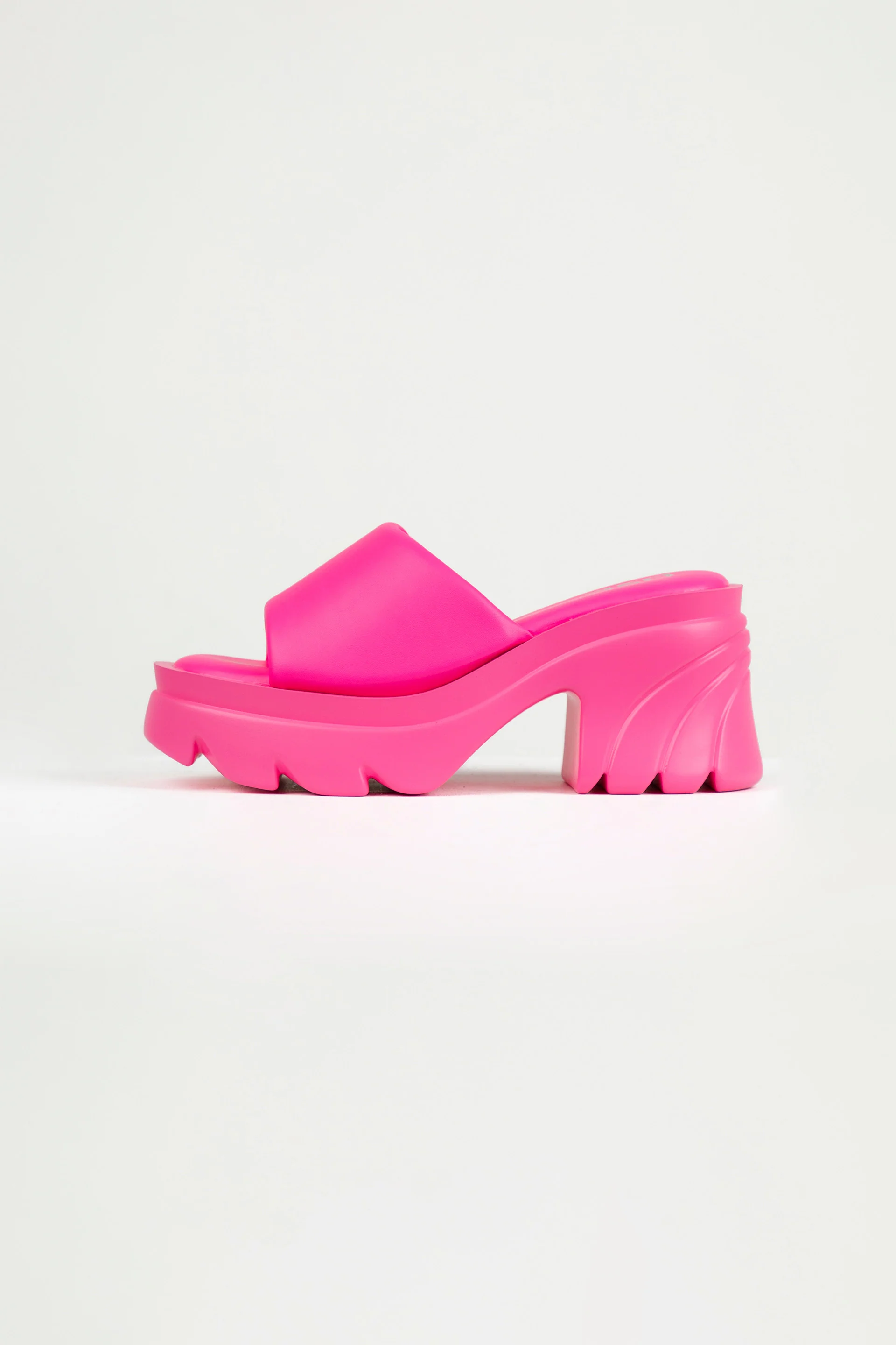 Chunky Slip On Neon Pink - Image 2
