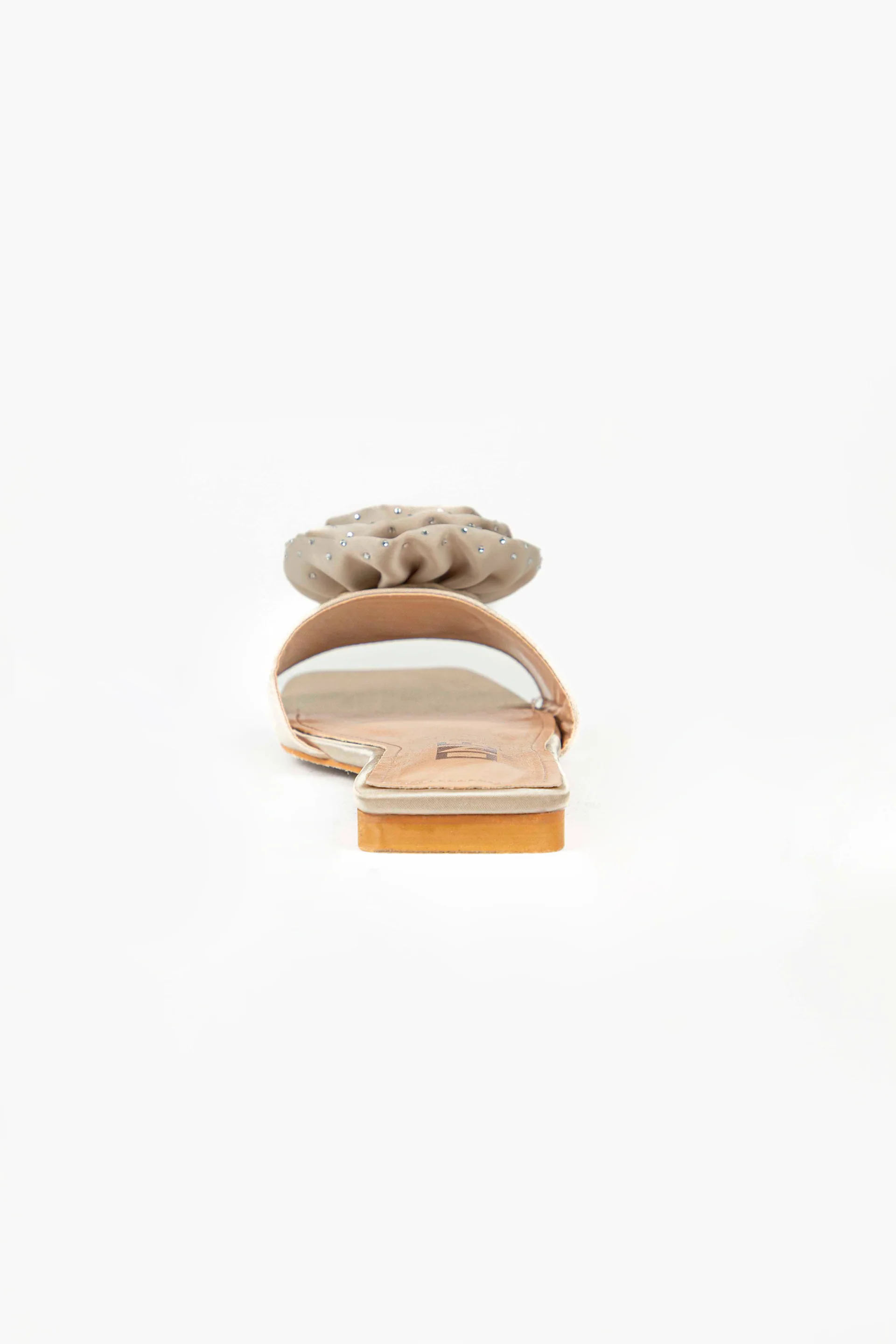 Floral Flats Beige - Image 4