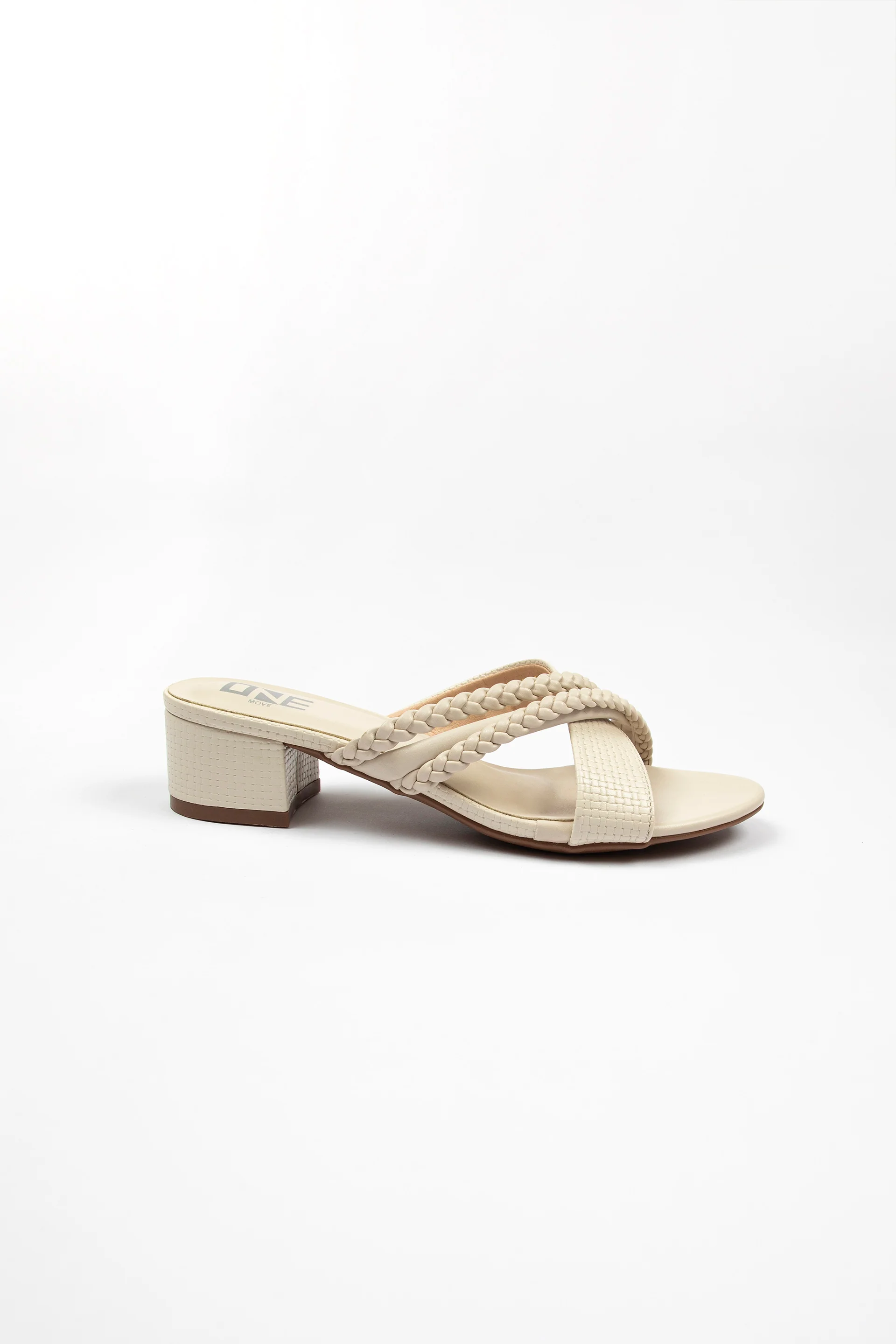 Textured Sandals Off White - Image 2