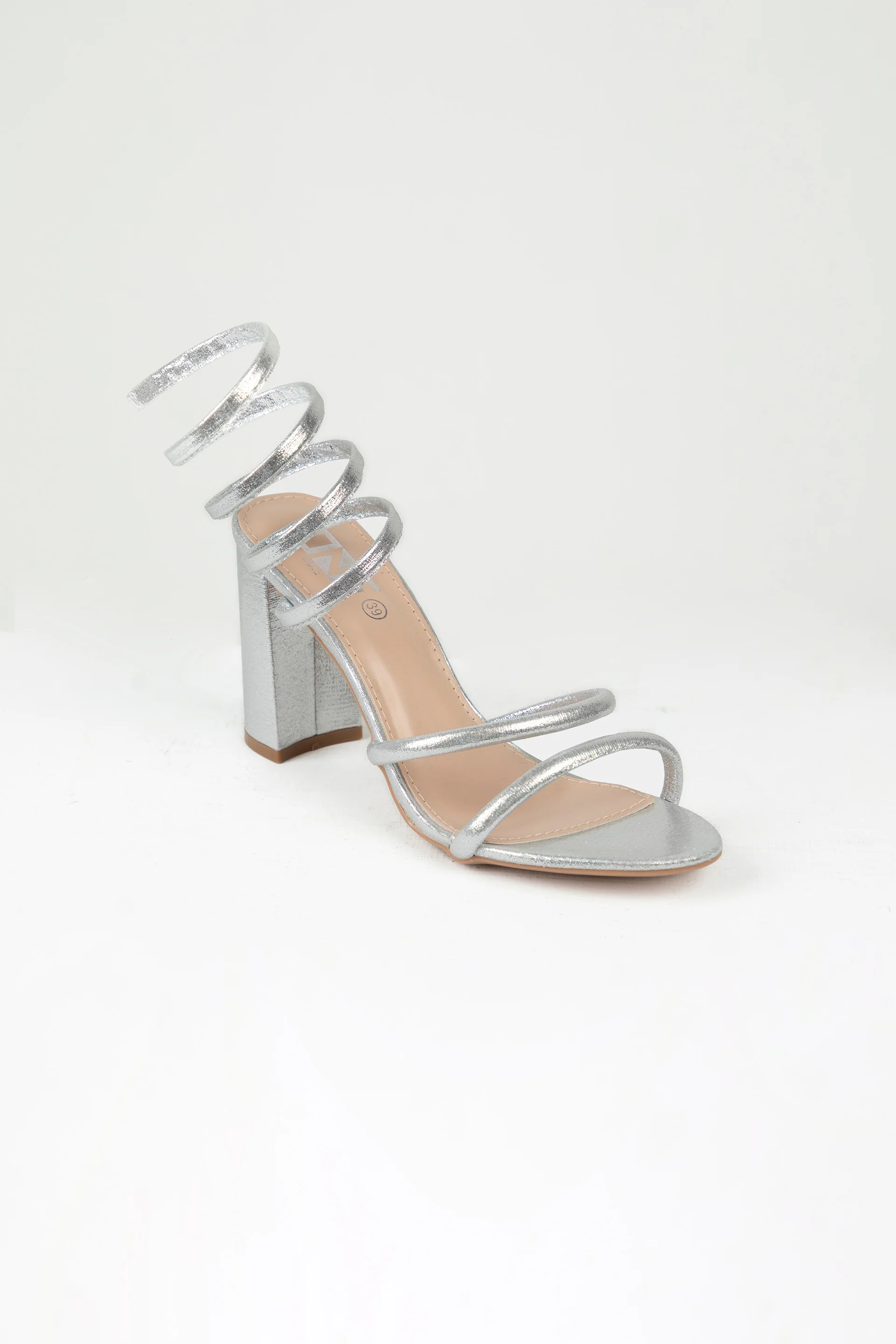 Spiral Sandals Silver - Image 3