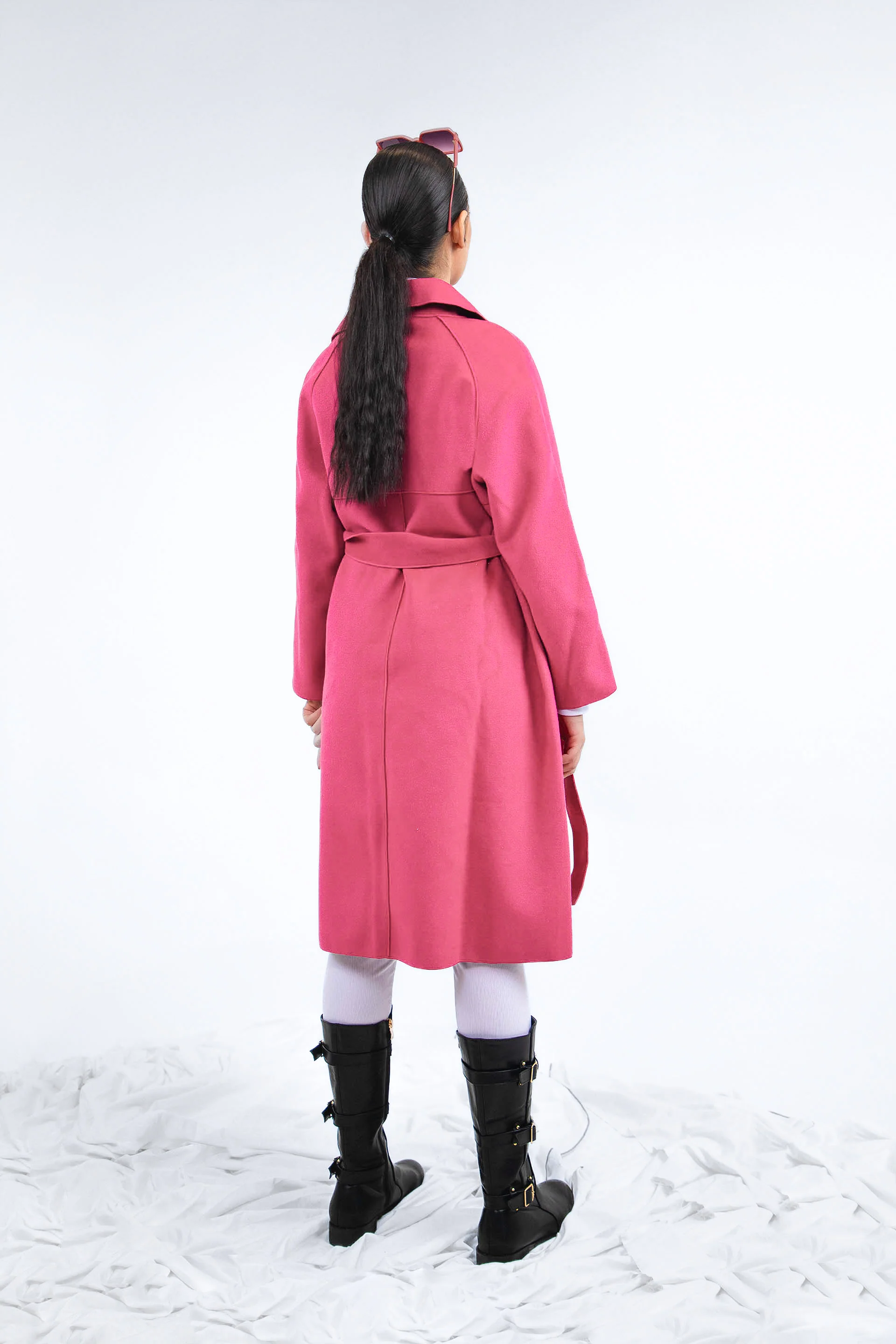 Long Coat Magenta - Image 3