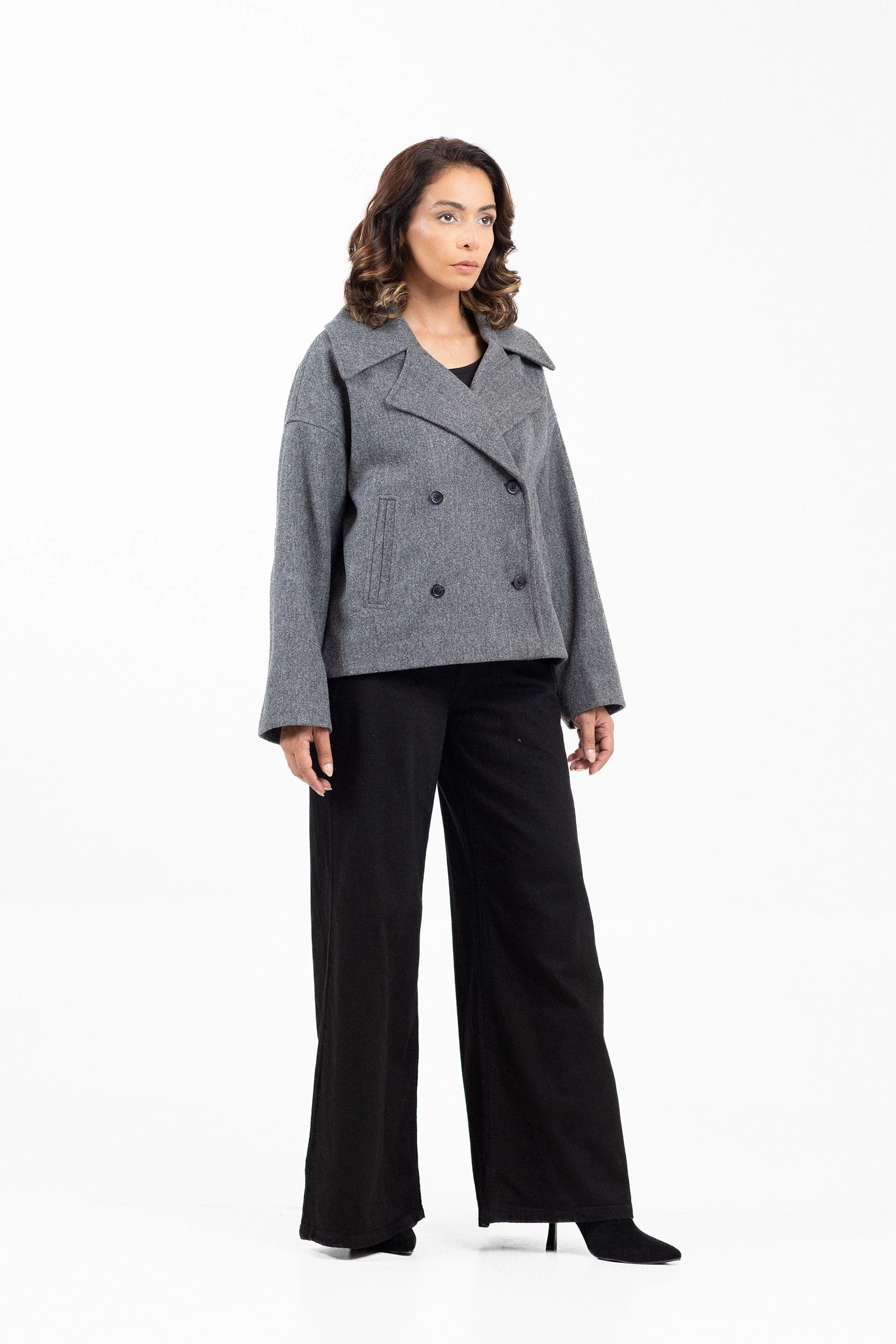 Cropped Coat - Image 3