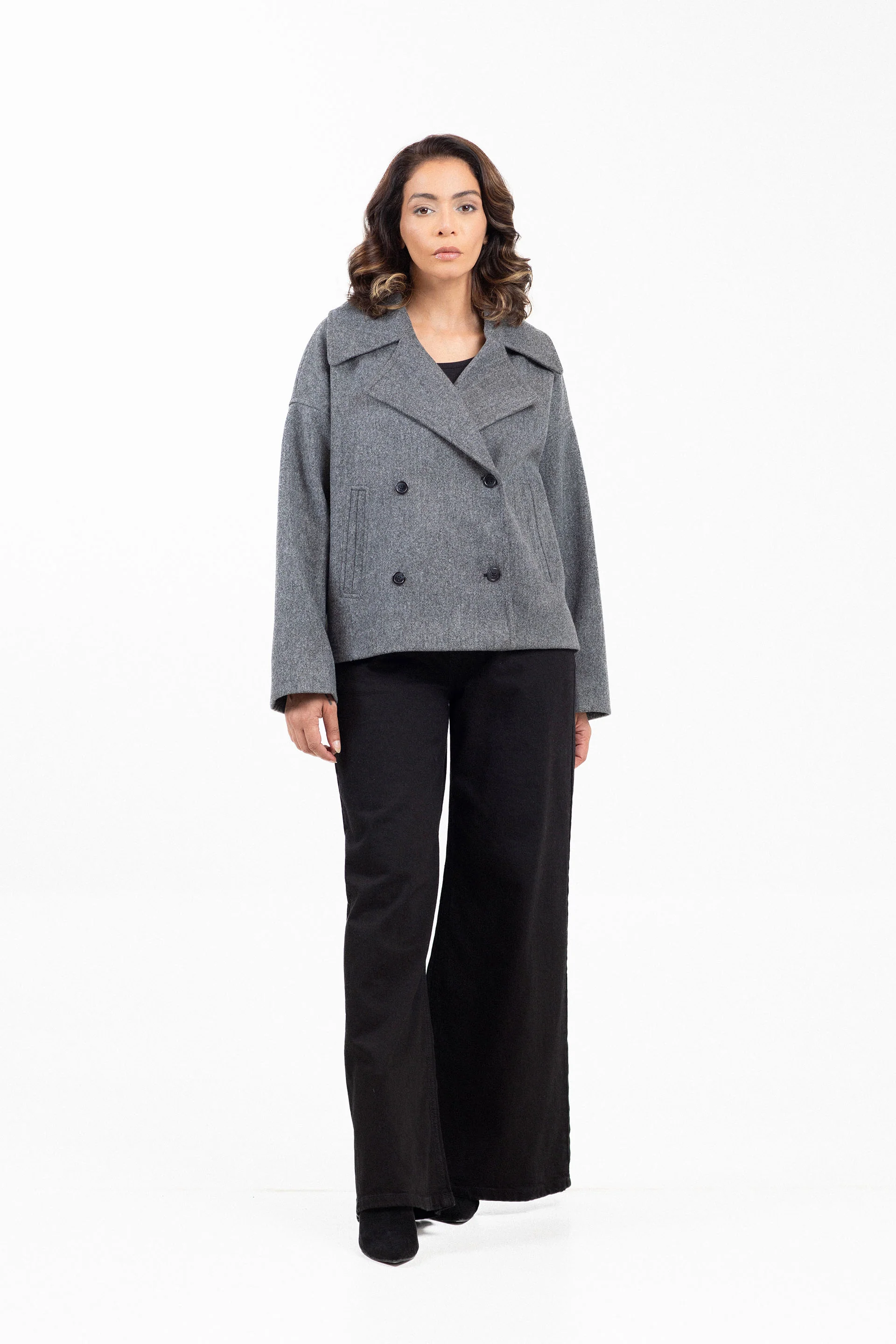 Cropped Coat - Image 4