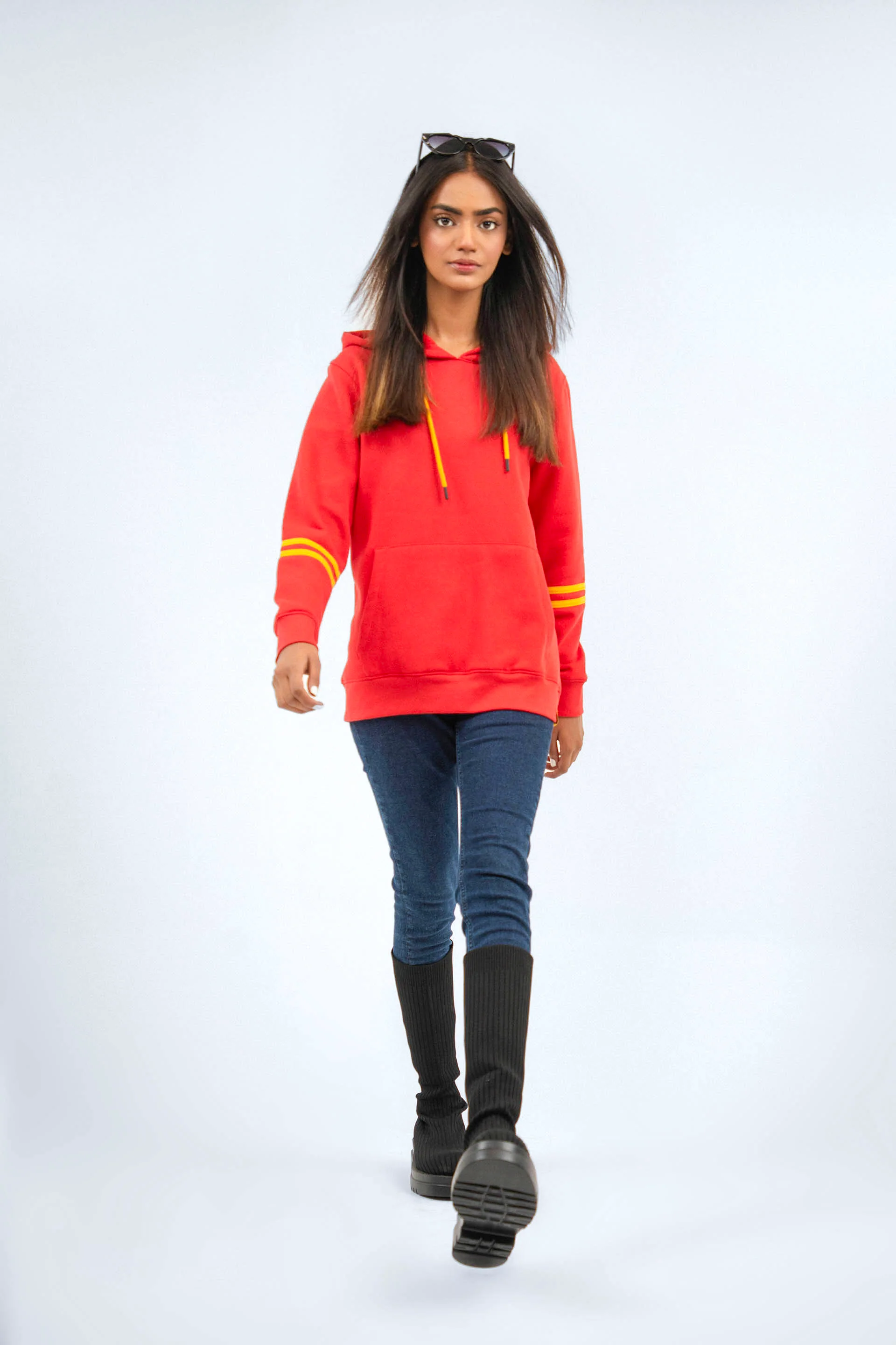 Sports Hoodie Red - Image 2