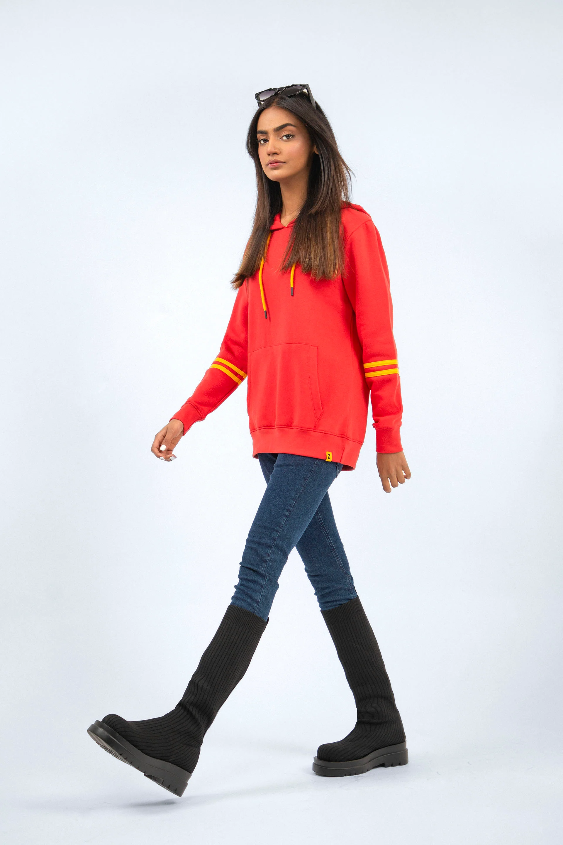Sports Hoodie Red - Image 3
