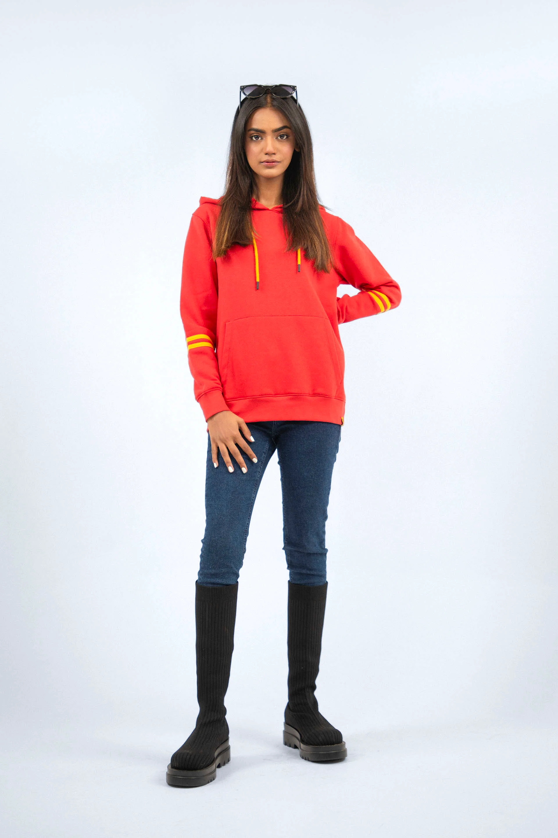 Sports Hoodie Red - Image 4