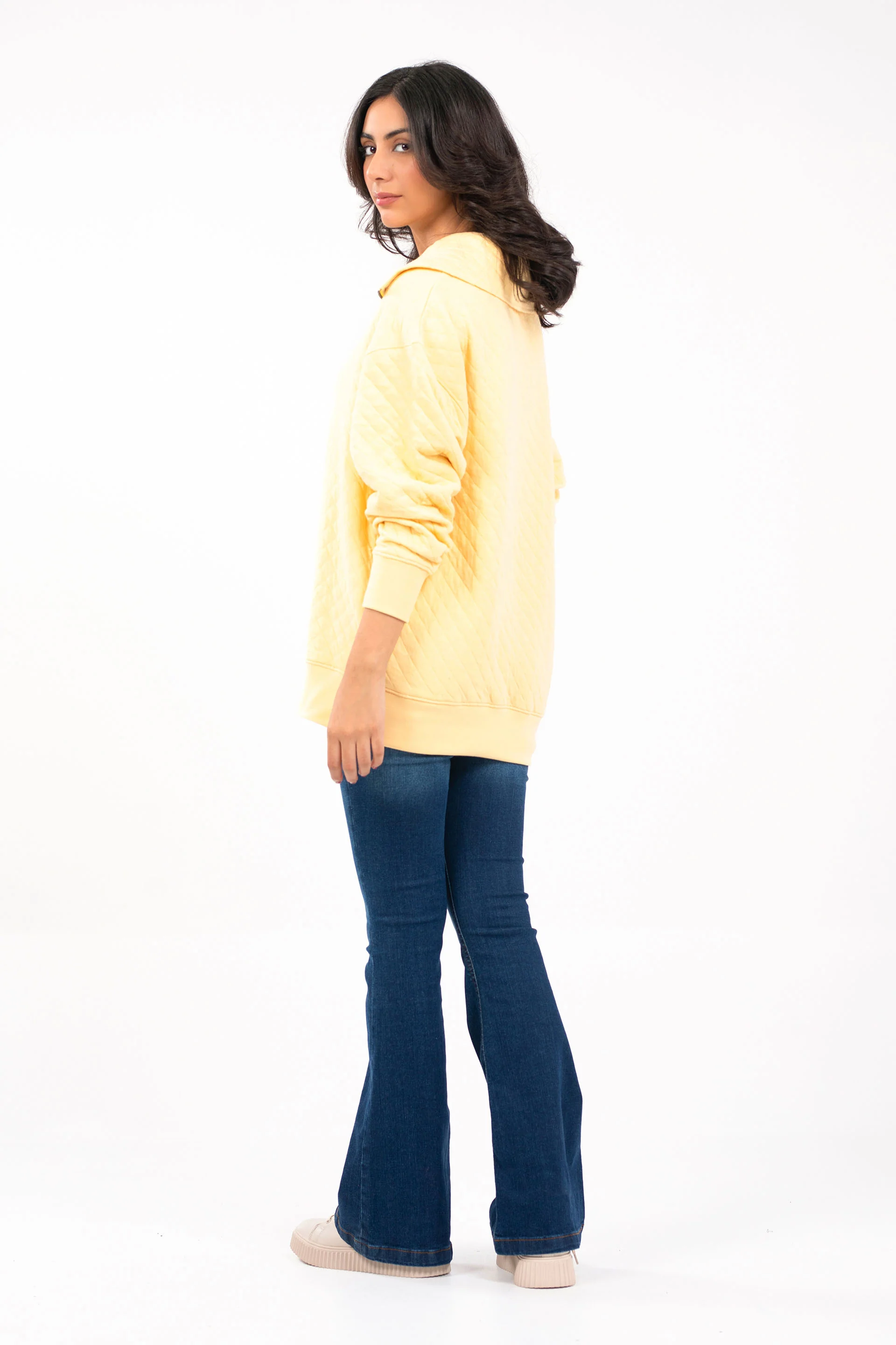 Quilted Half Zipper - Image 4