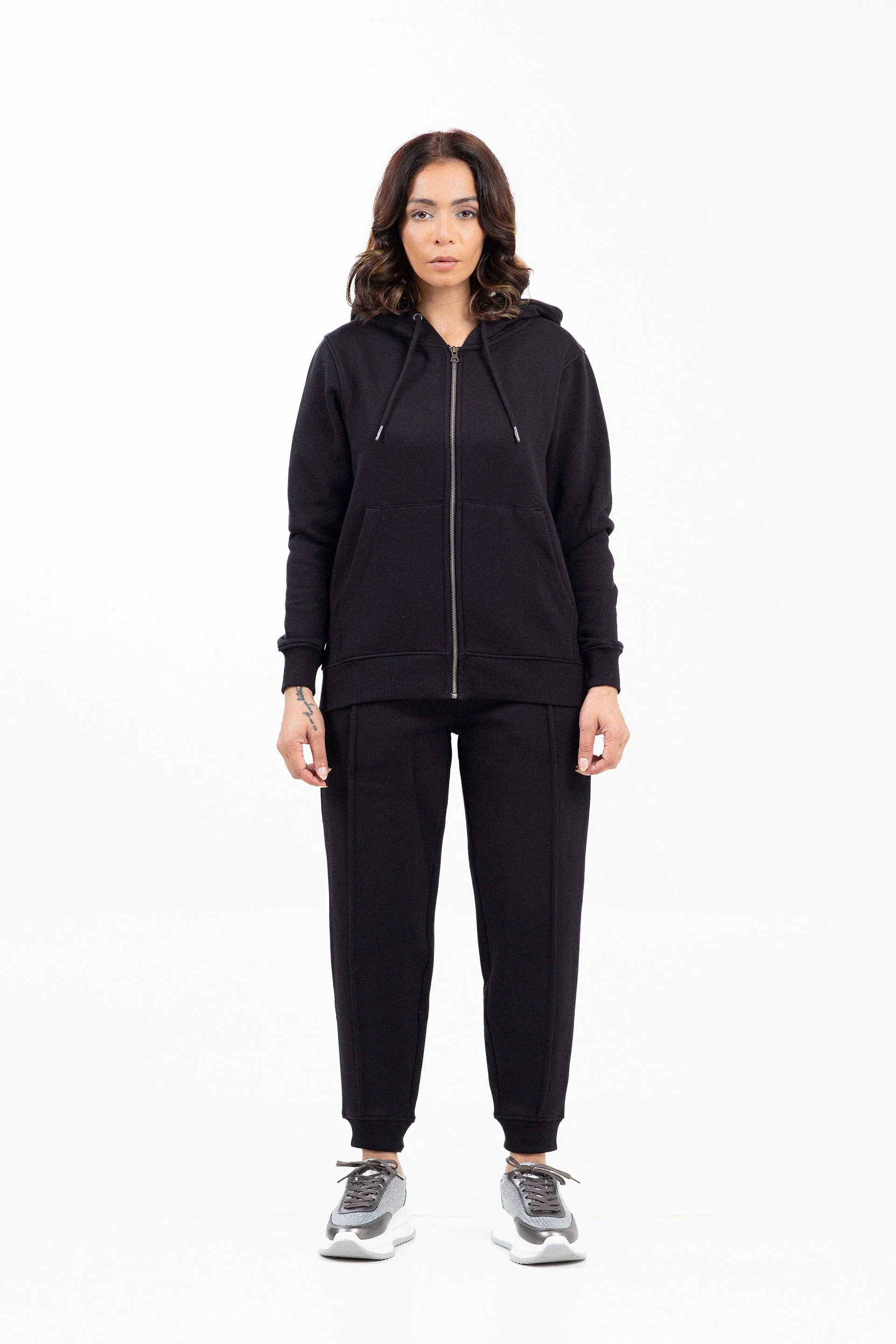 Basic Zipper Hoodie - Image 2