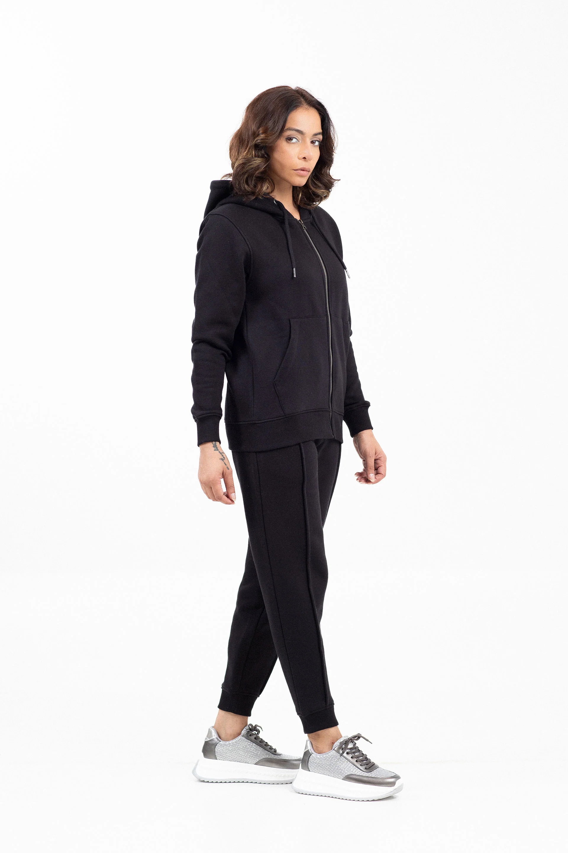 Basic Zipper Hoodie - Image 3