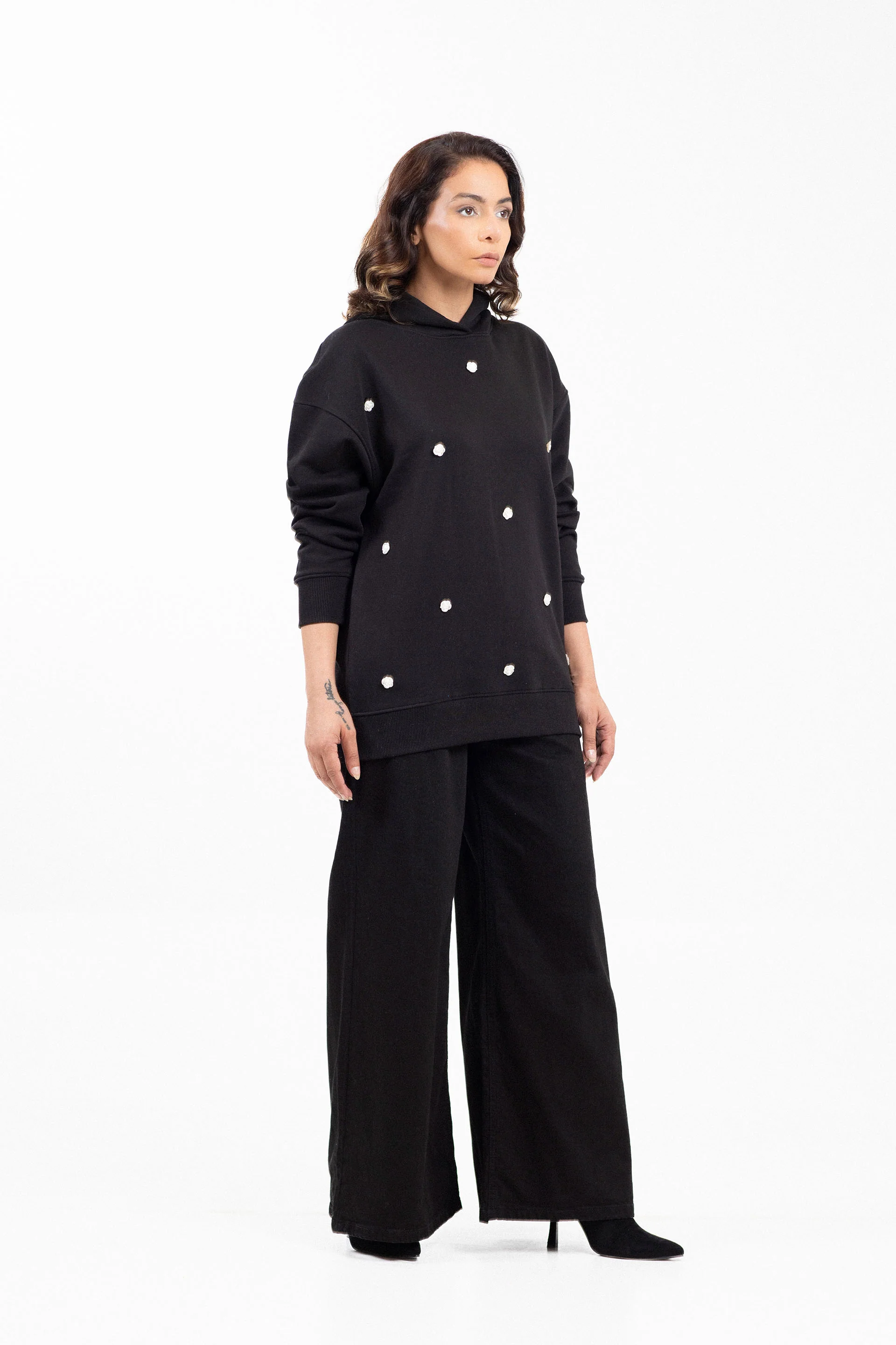 Embellished Pullover Hoodie - Image 3