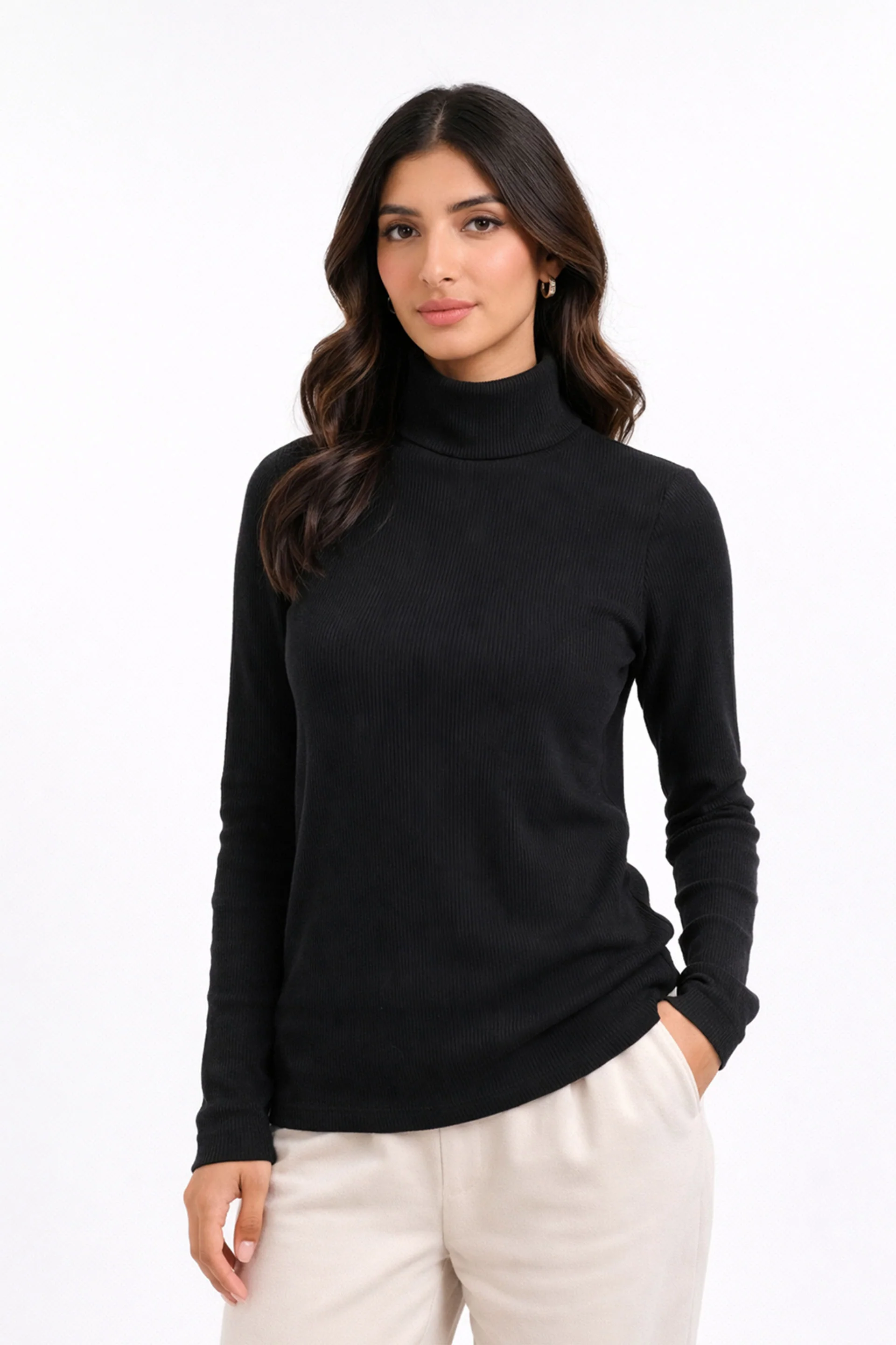 Jersey Highneck Tee