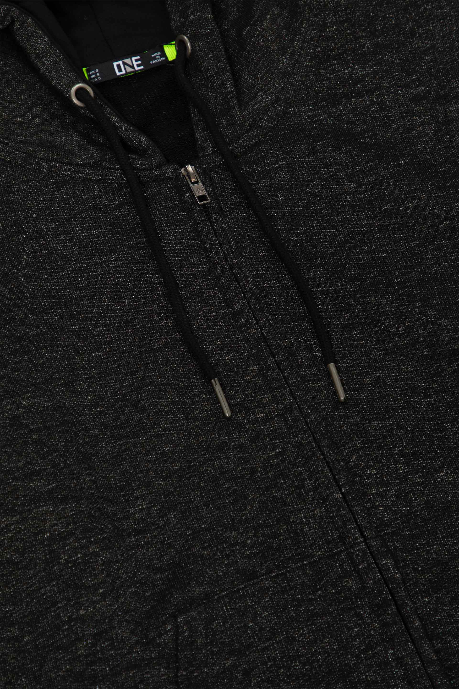 Shimmer Zipper Hoodie - Image 2
