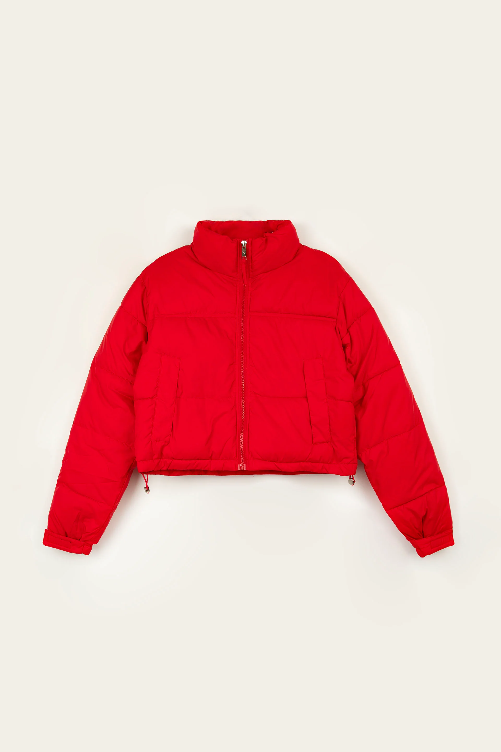 Cropped Puffer Red - Image 5