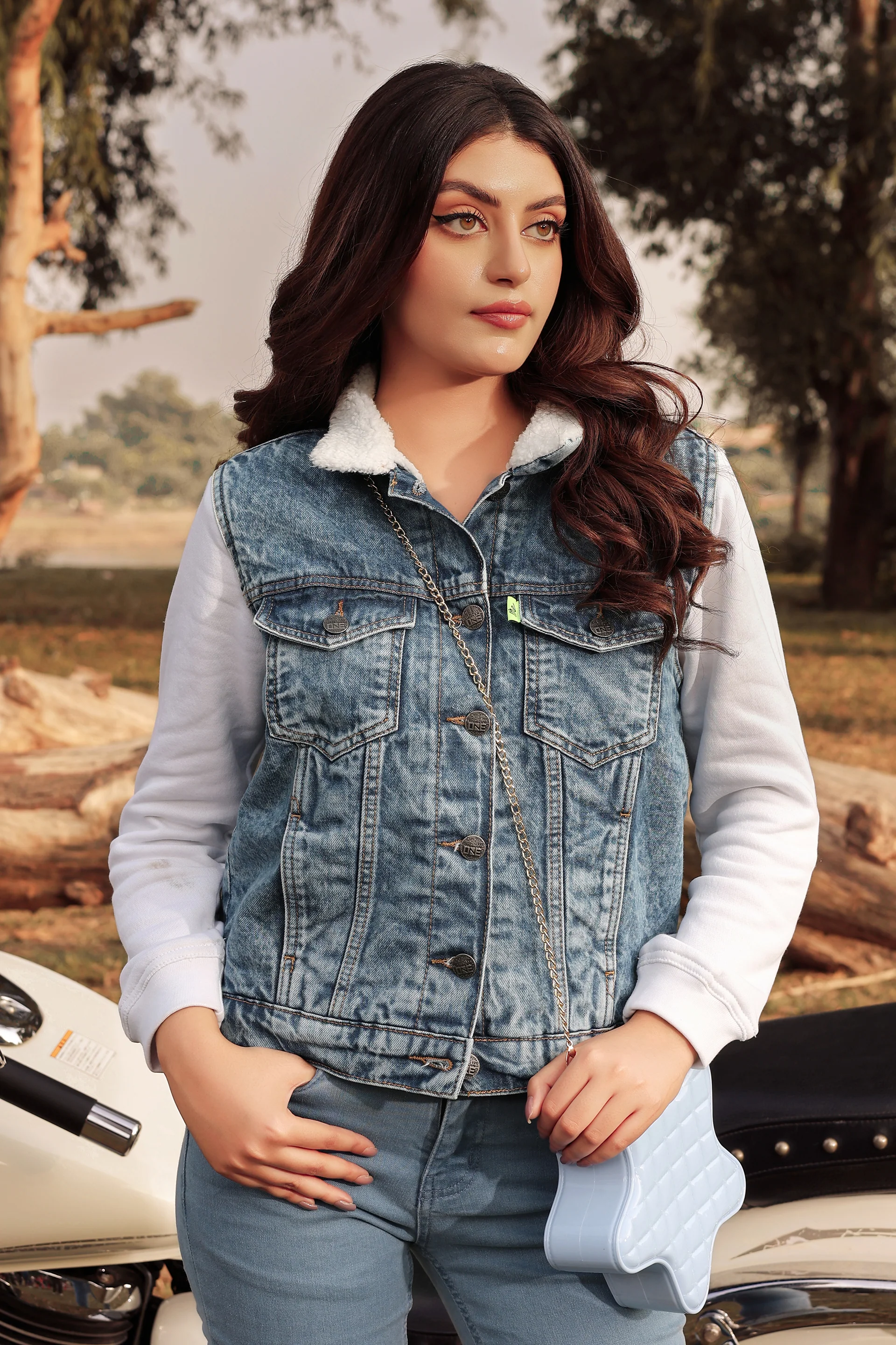 Varsity Denim Jacket - Image 3