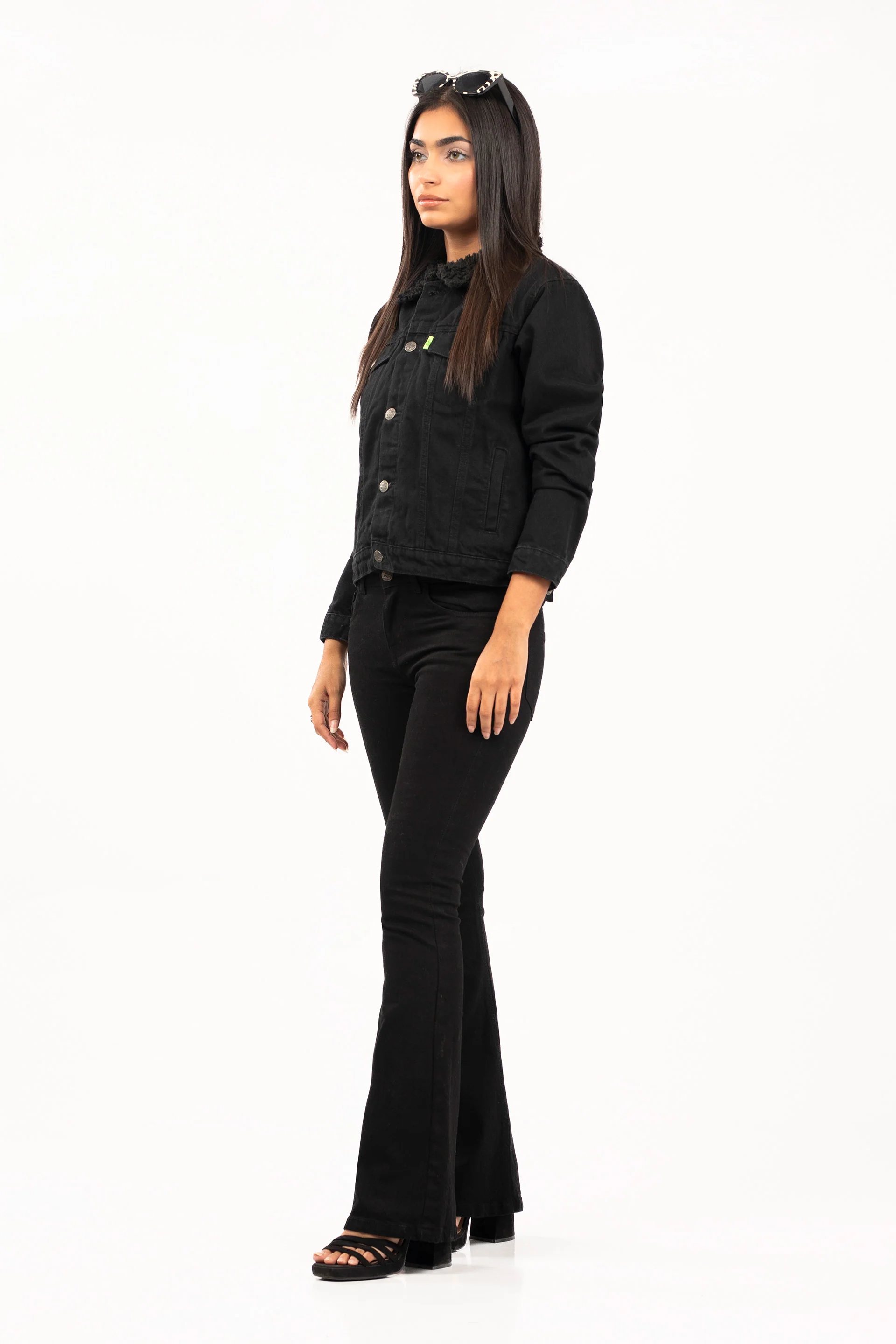 Denim Sherpa Jacket - Image 3
