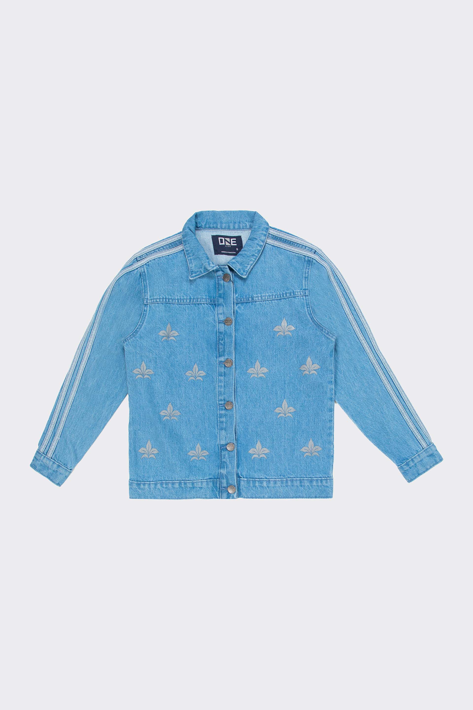 Printed Denim Jacket