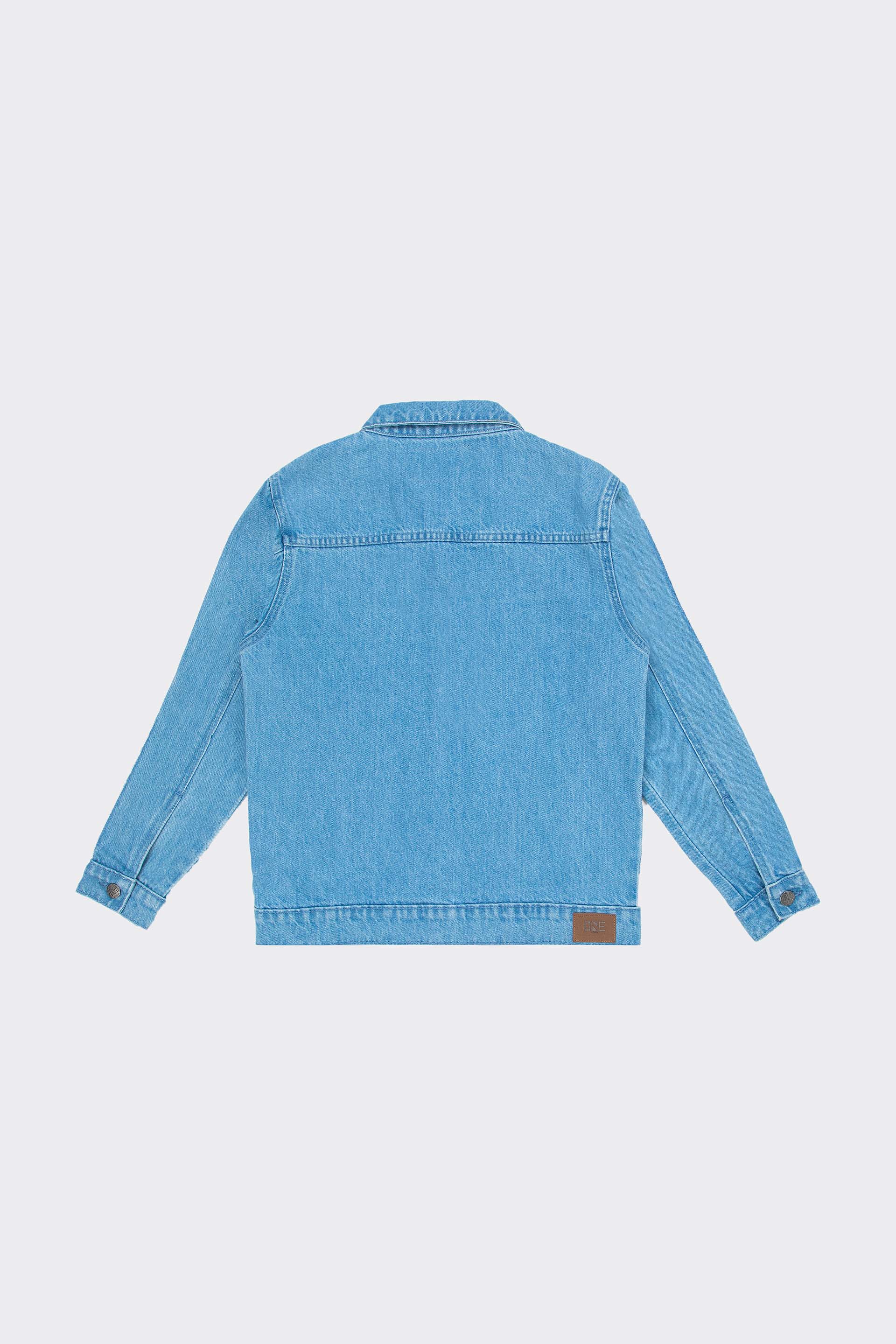 Printed Denim Jacket - Image 2