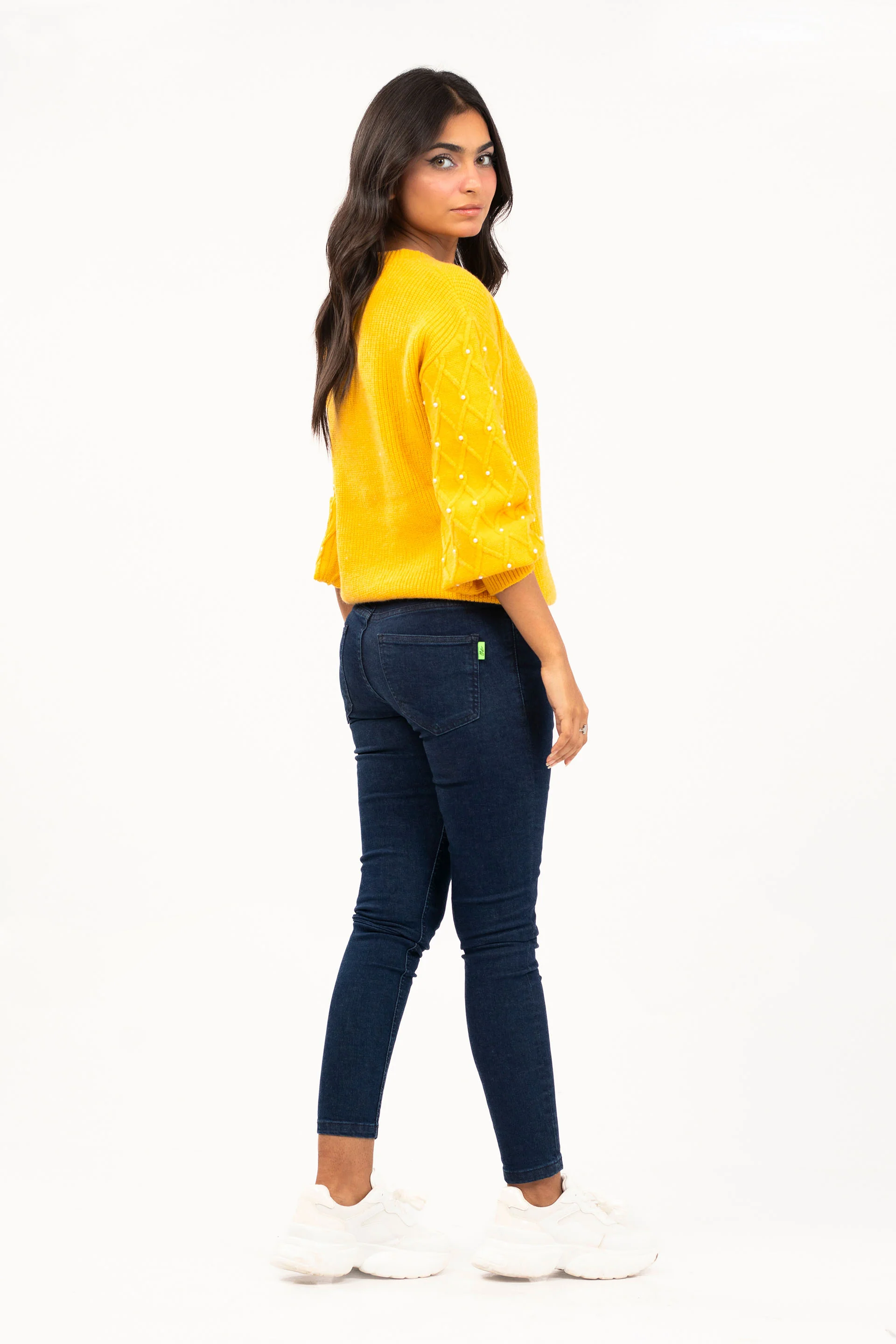 Faux Pearl Sweater - Image 3