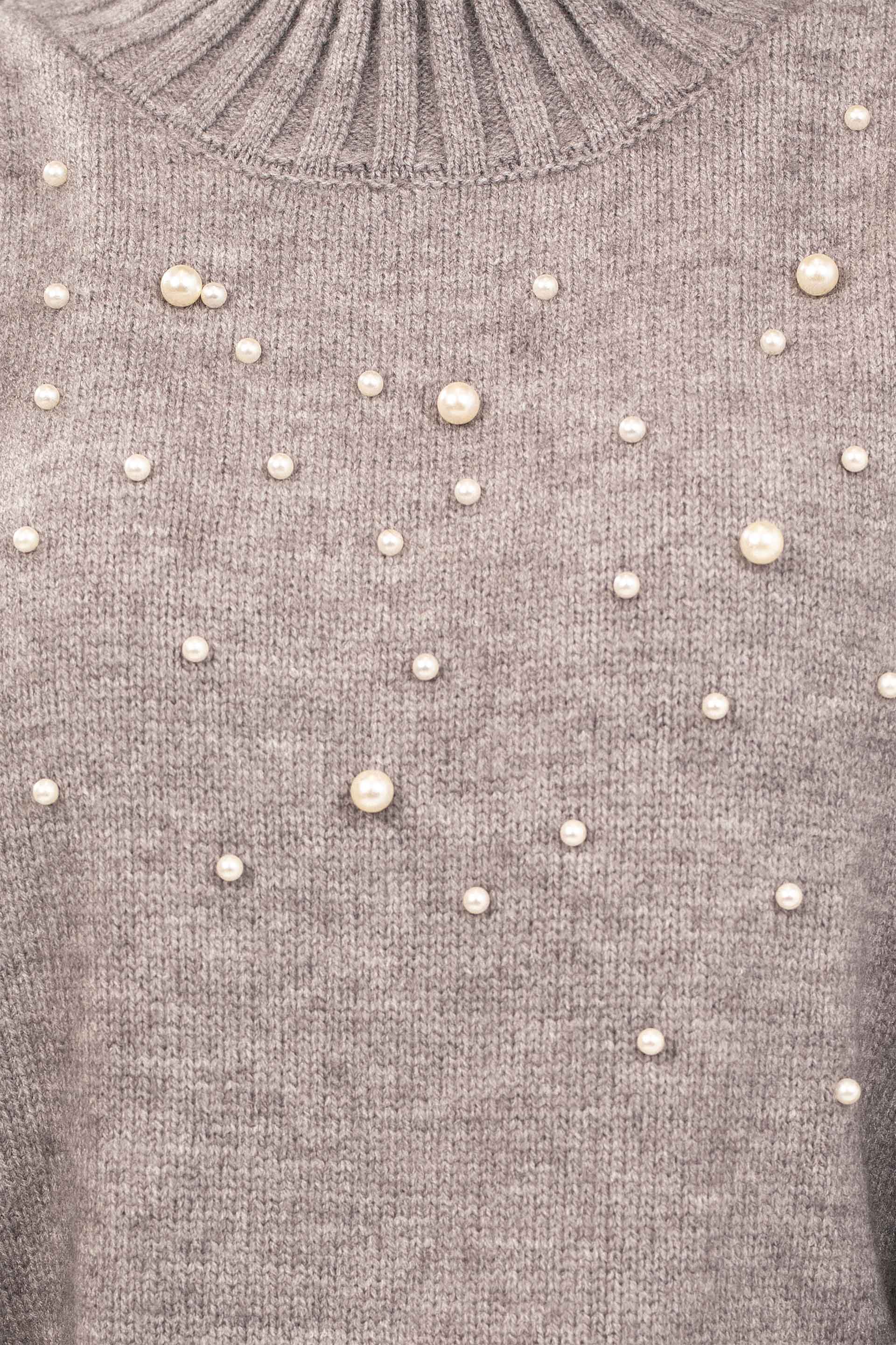 Faux Pearl Sweater - Image 3