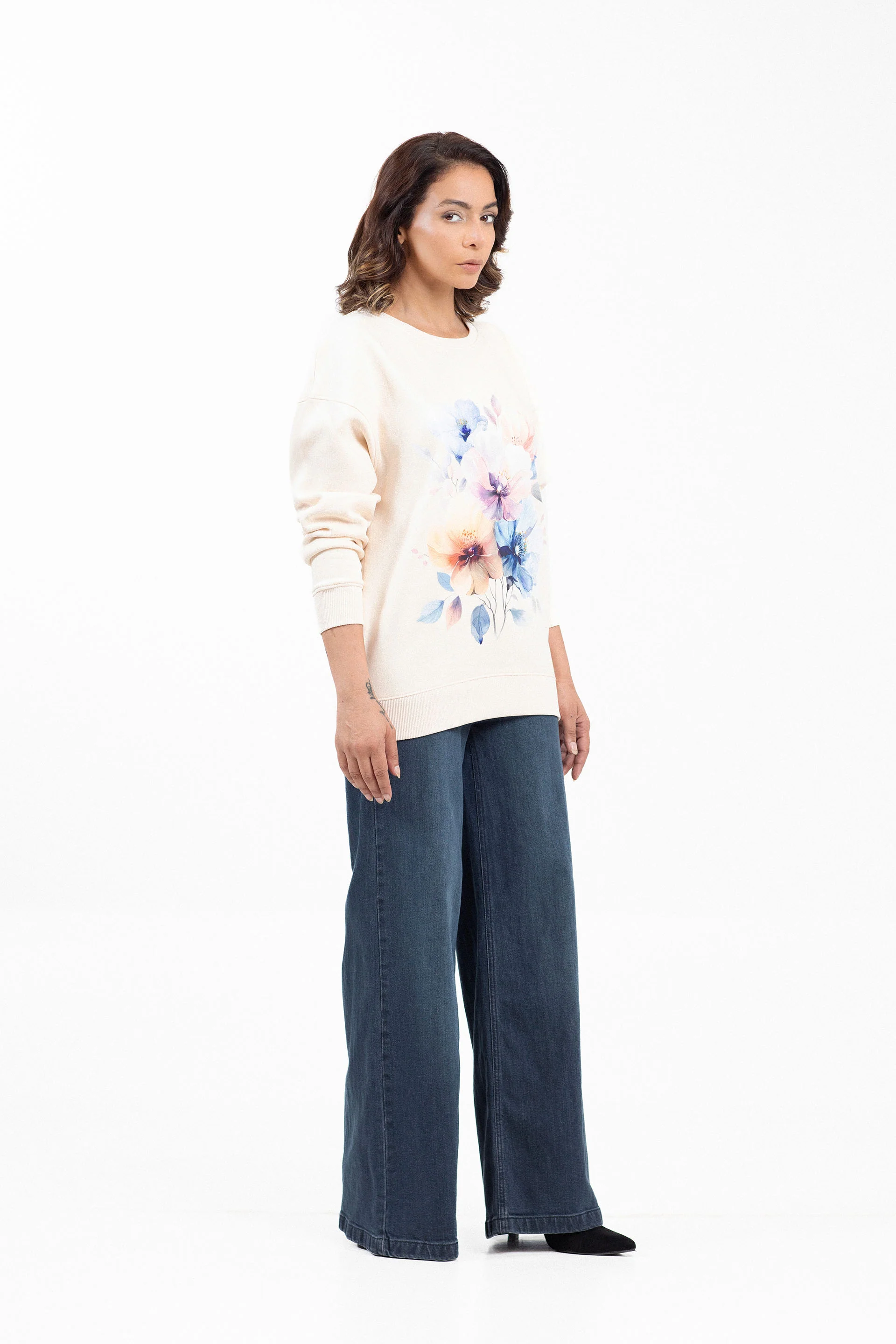 Floral Sweatshirt - Image 3
