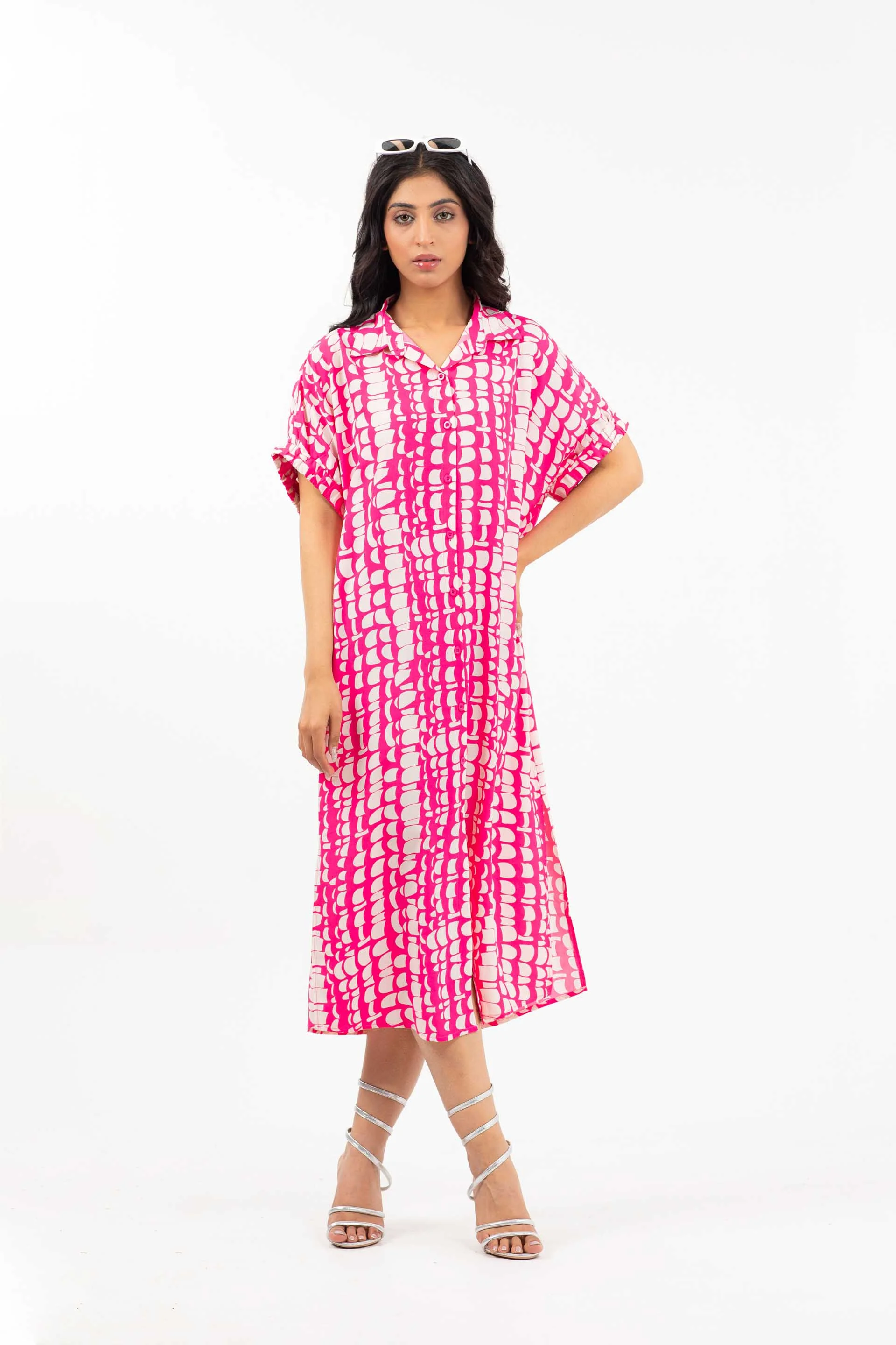 Shirt Dress Pink