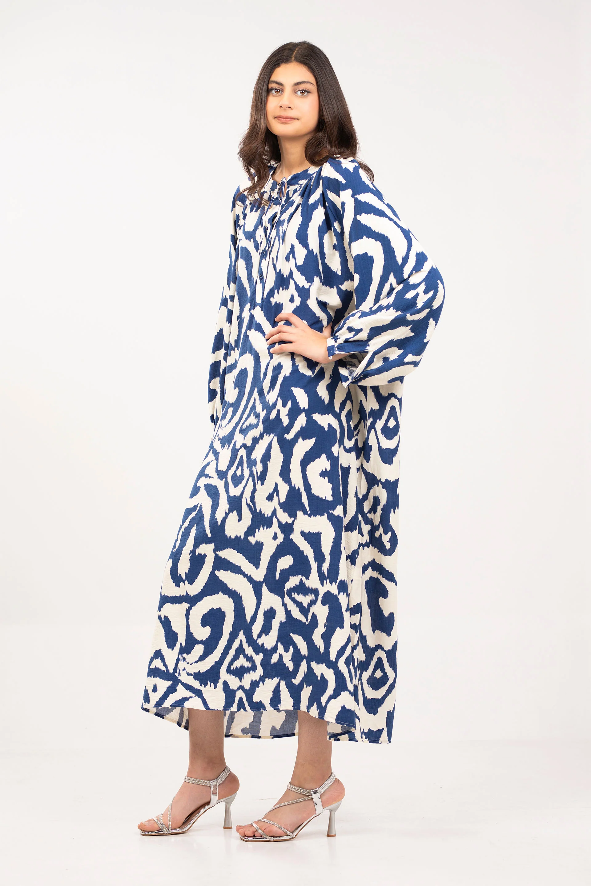 Printed Tunic Dress - Image 4