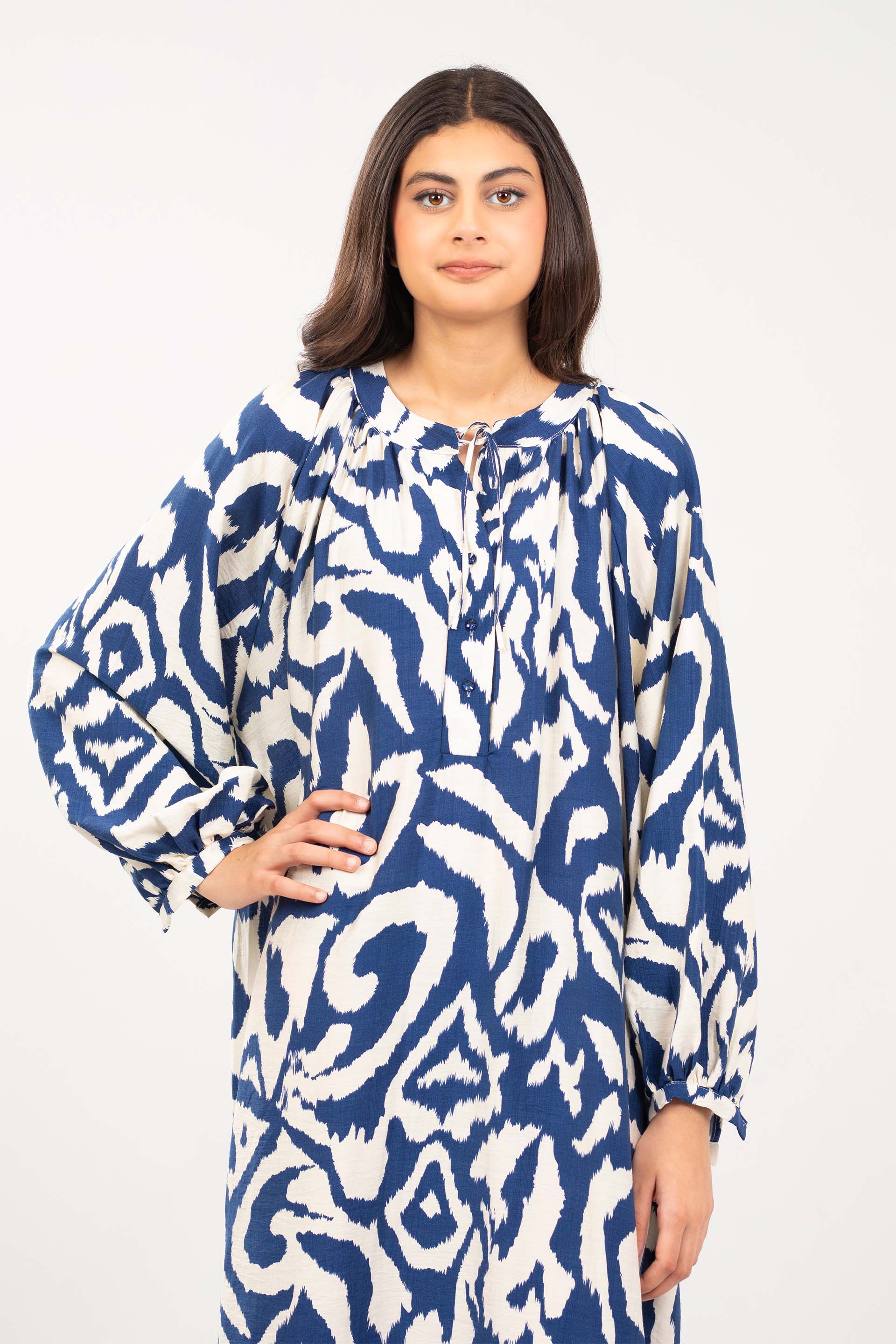 Printed Tunic Dress - Image 6