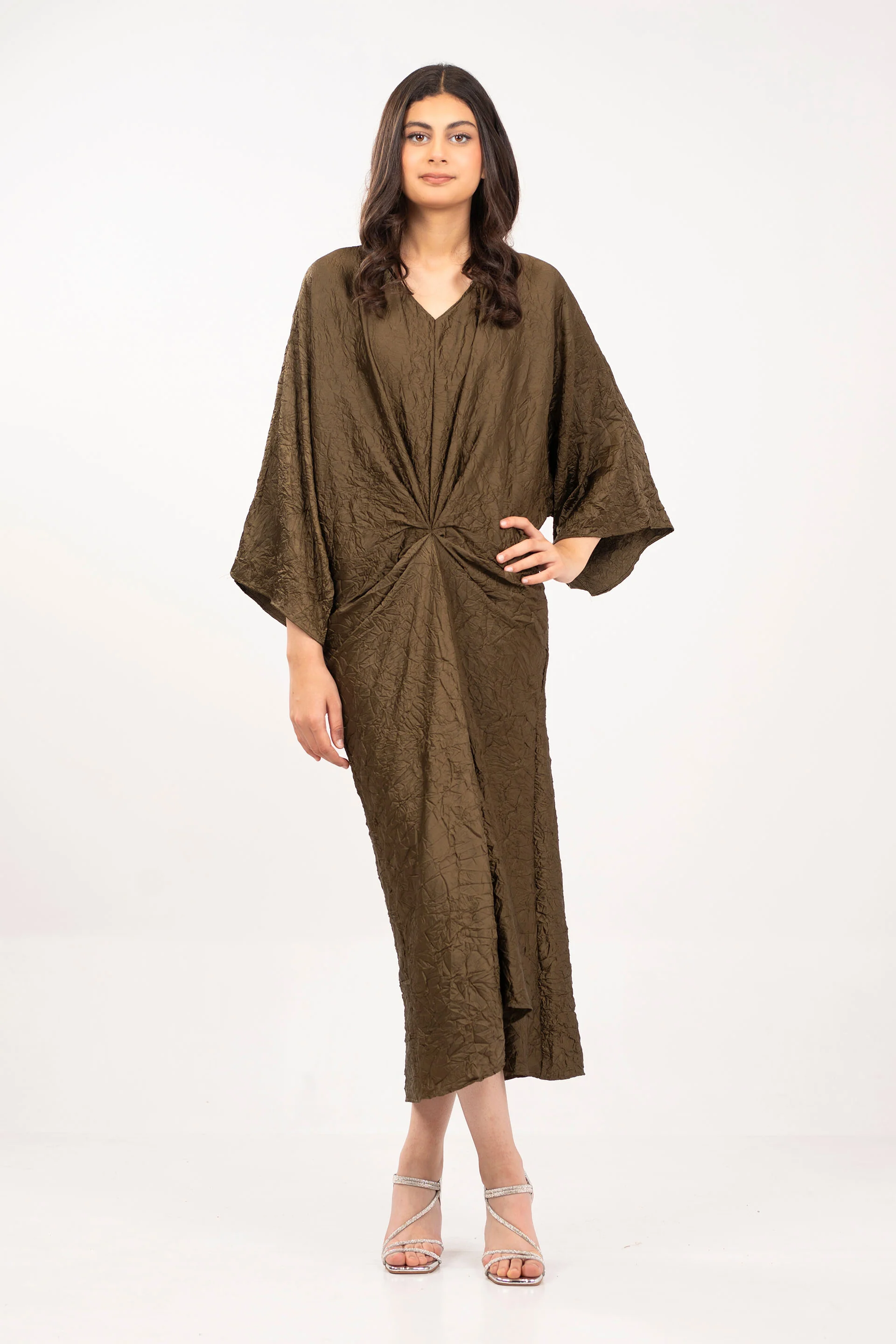 Crushed Kaftan Dress