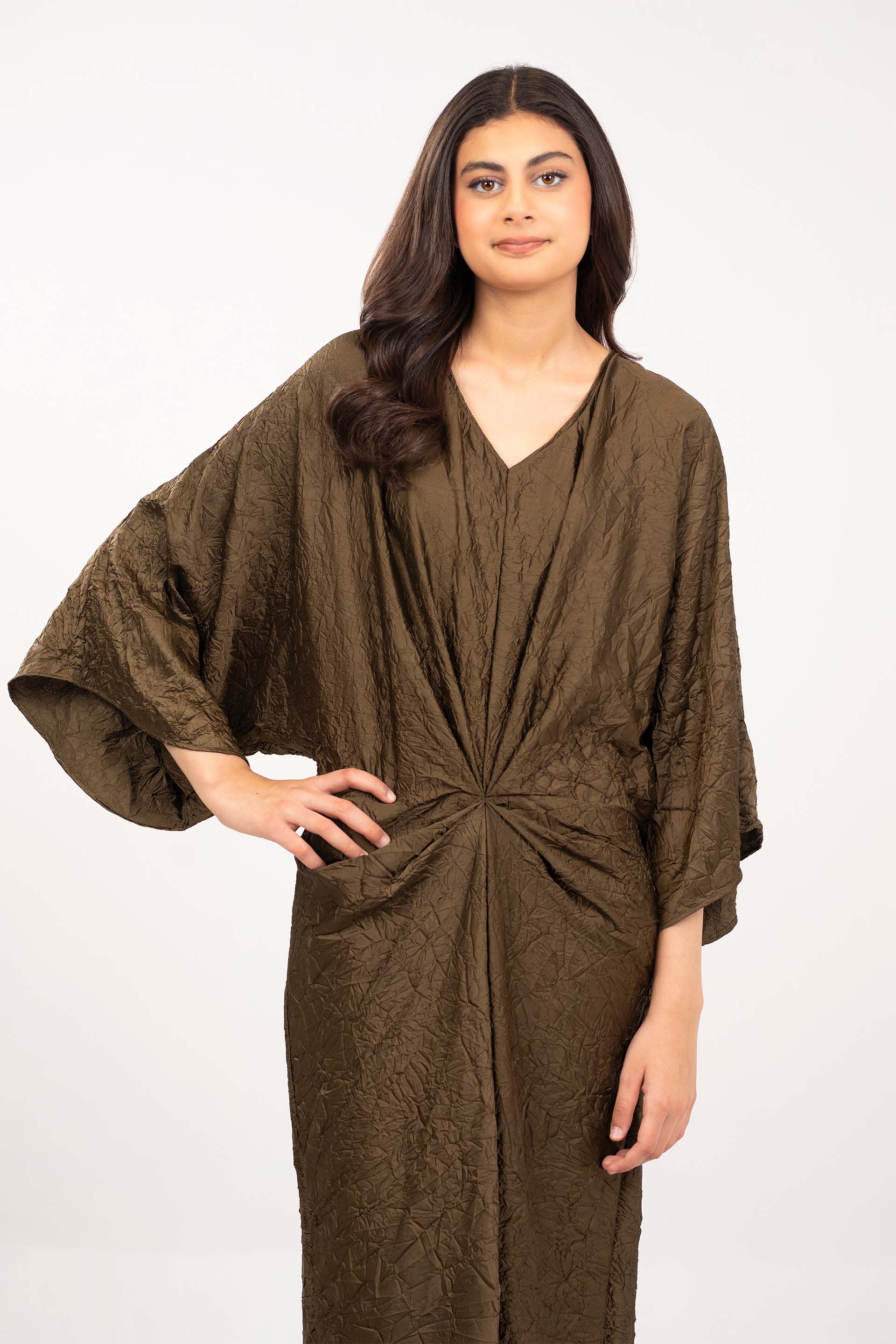 Crushed Kaftan Dress - Image 4