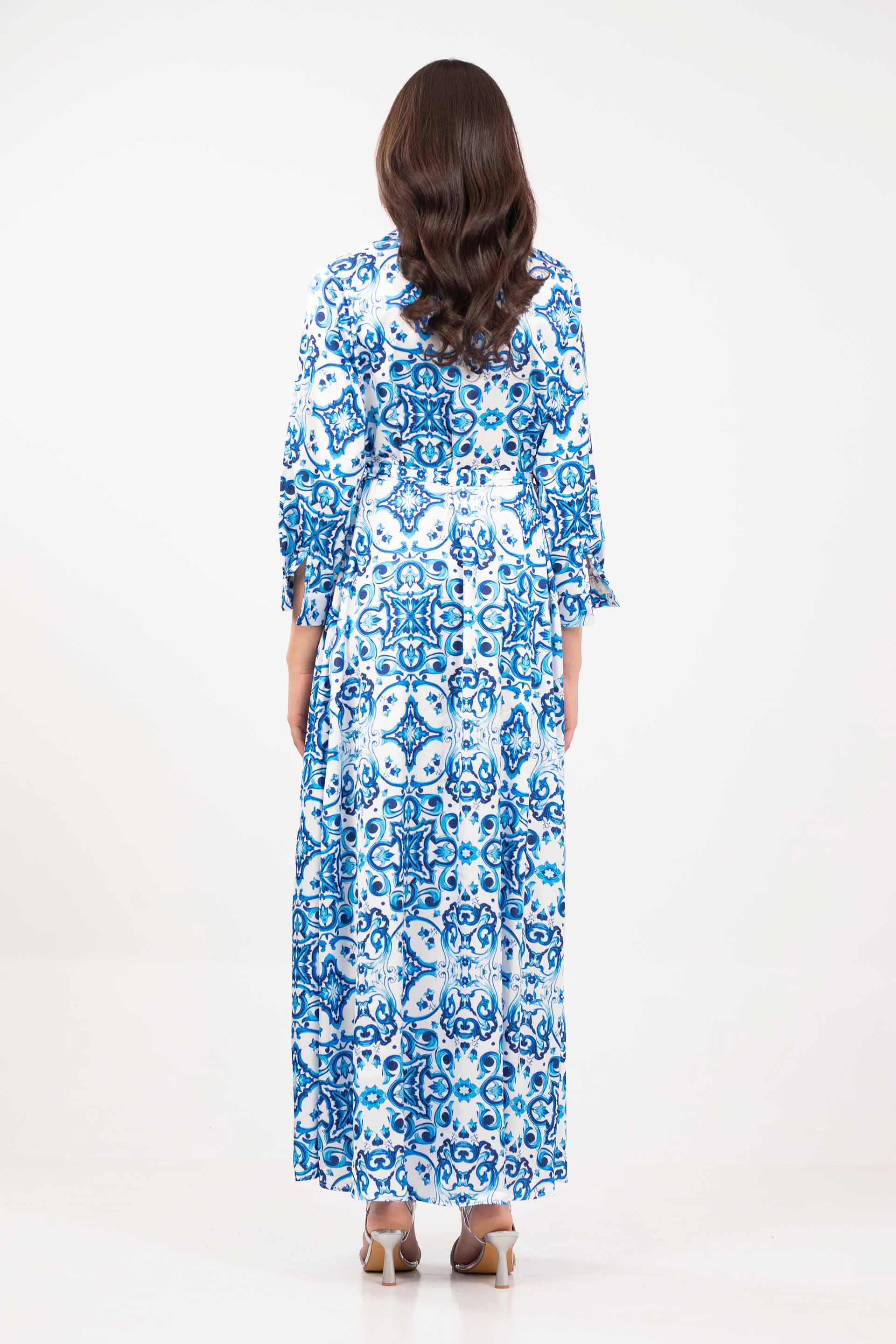 Printed Volume Dress - Image 4