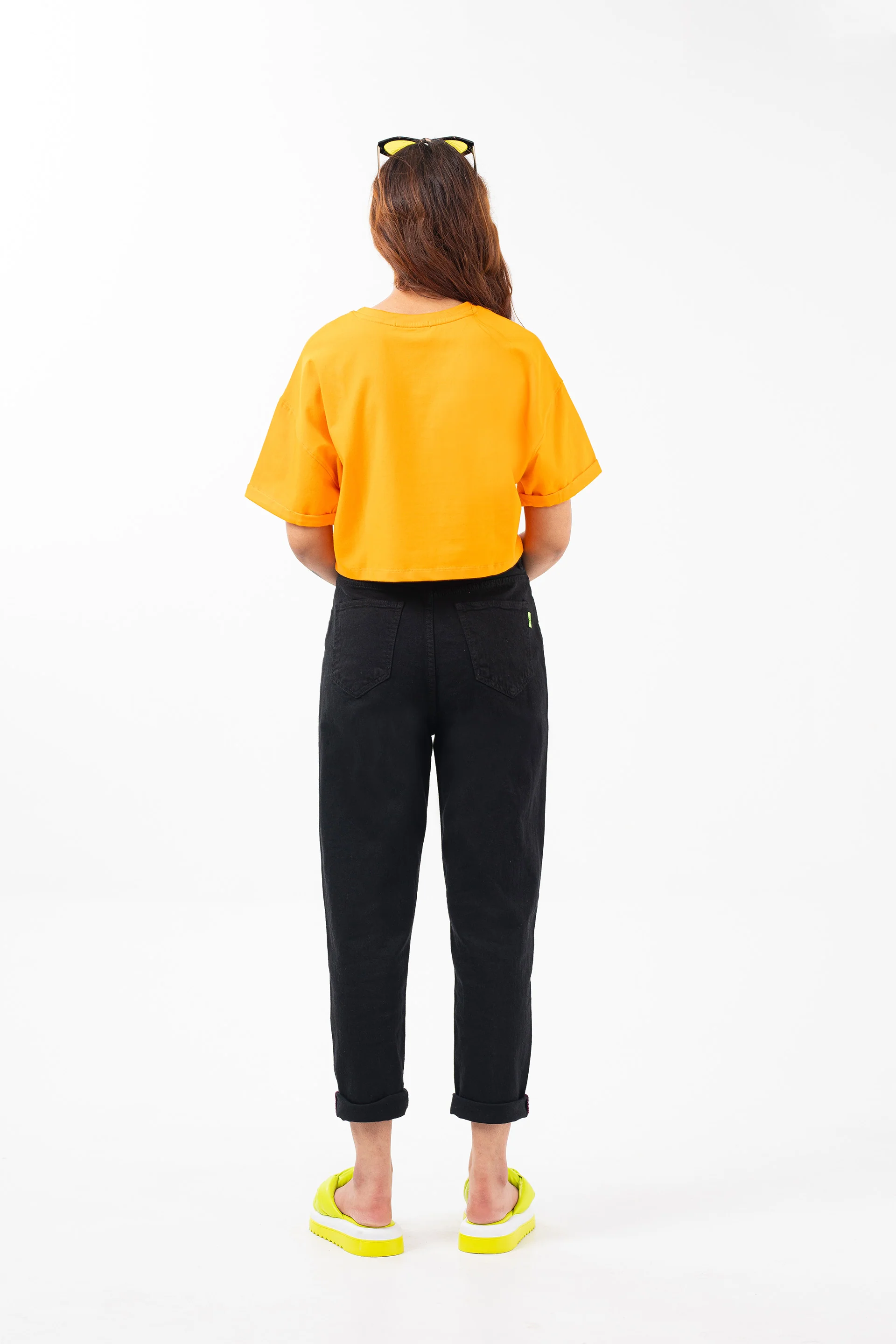 Basic Crop Tee Orange - Image 5