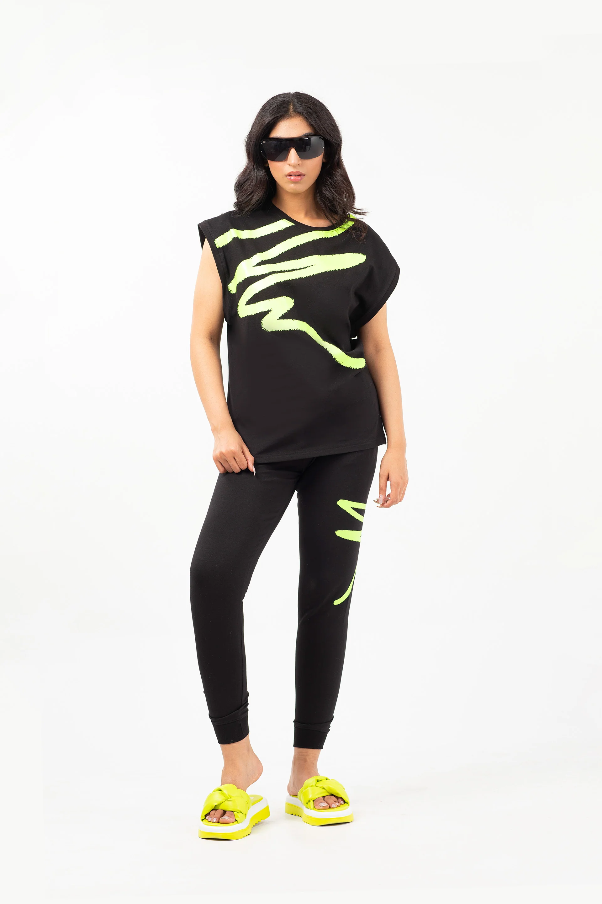 Graphic Top Black - Image 2