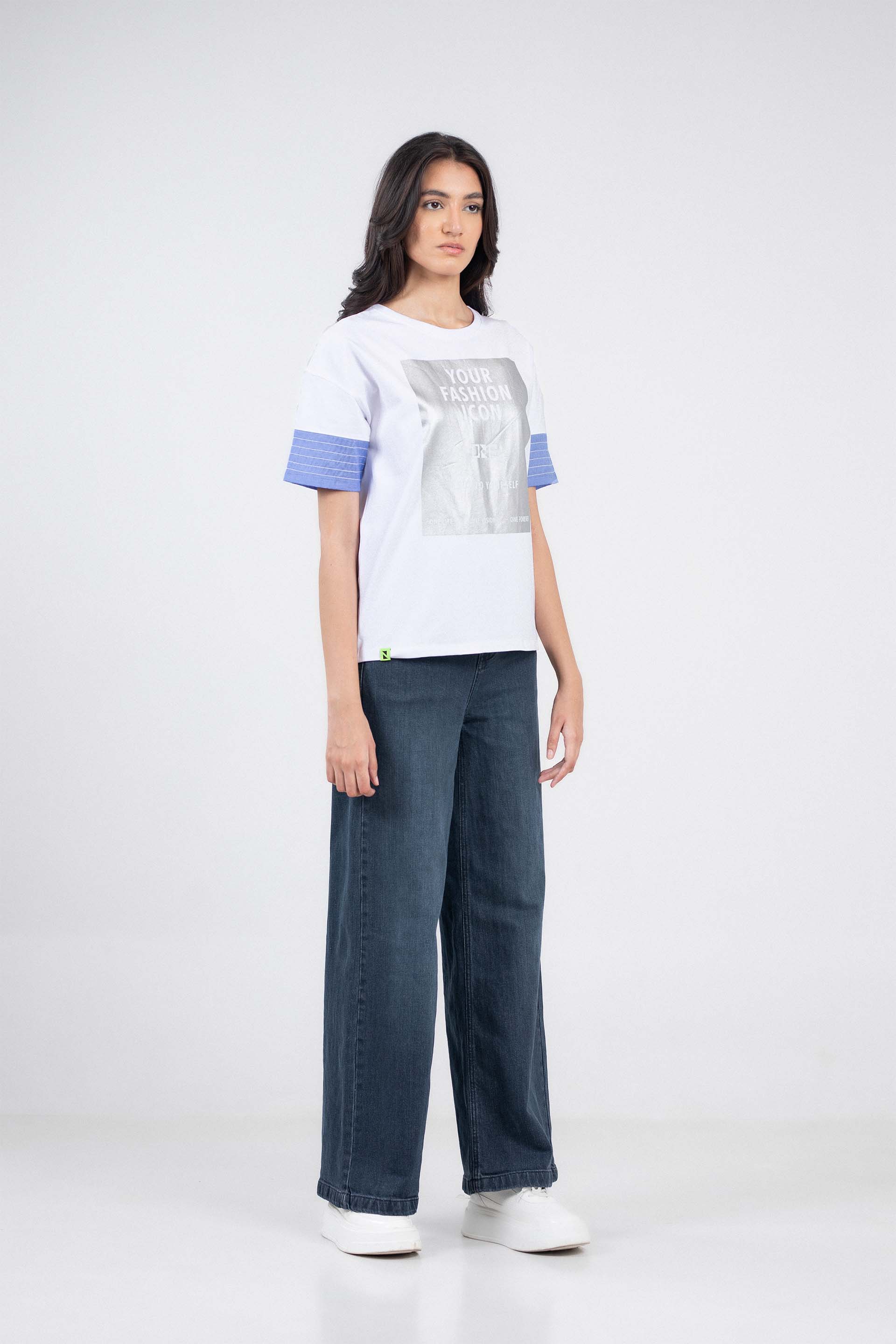 Contrasting Tee - Image 3