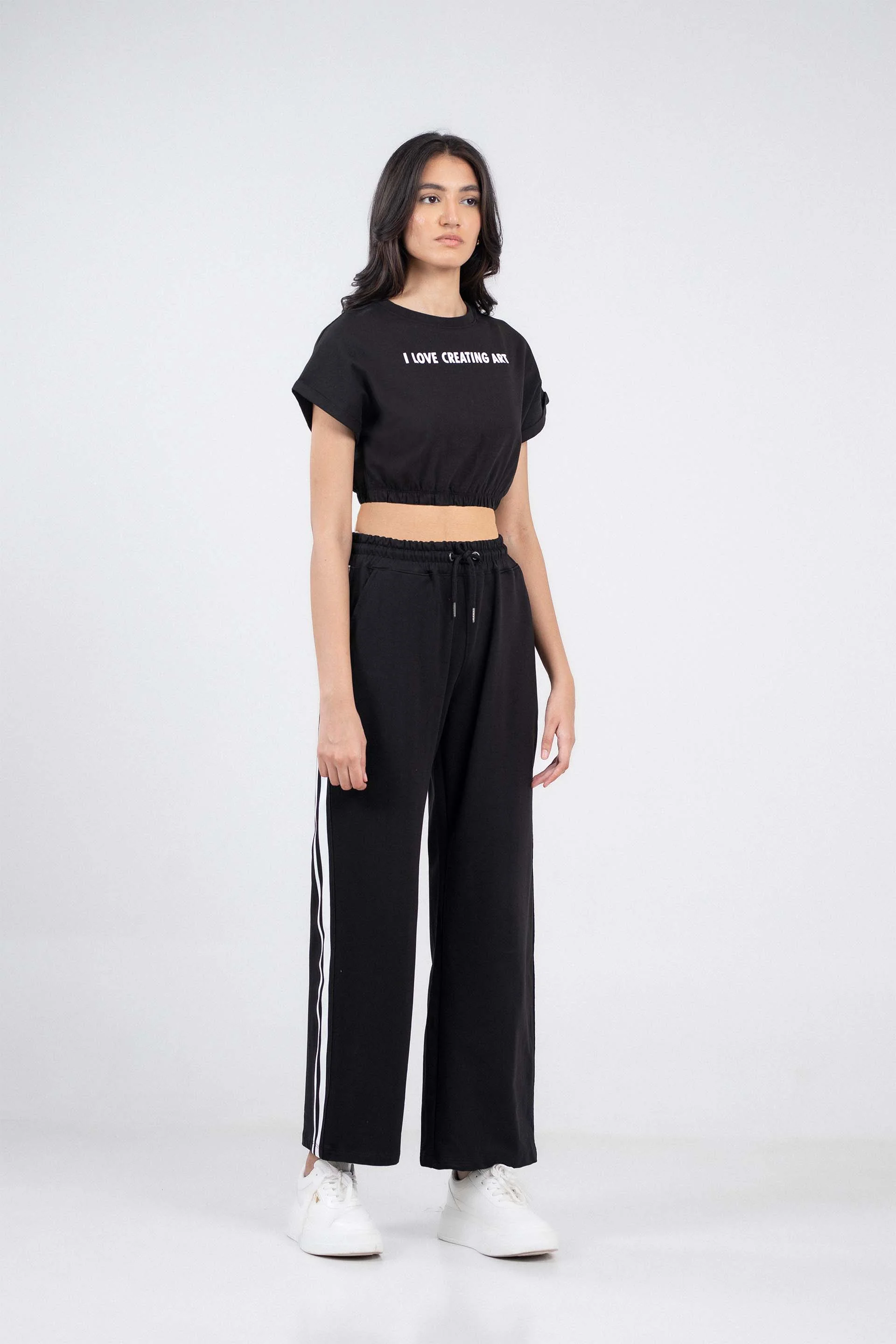 Cropped Statement Tee - Image 3