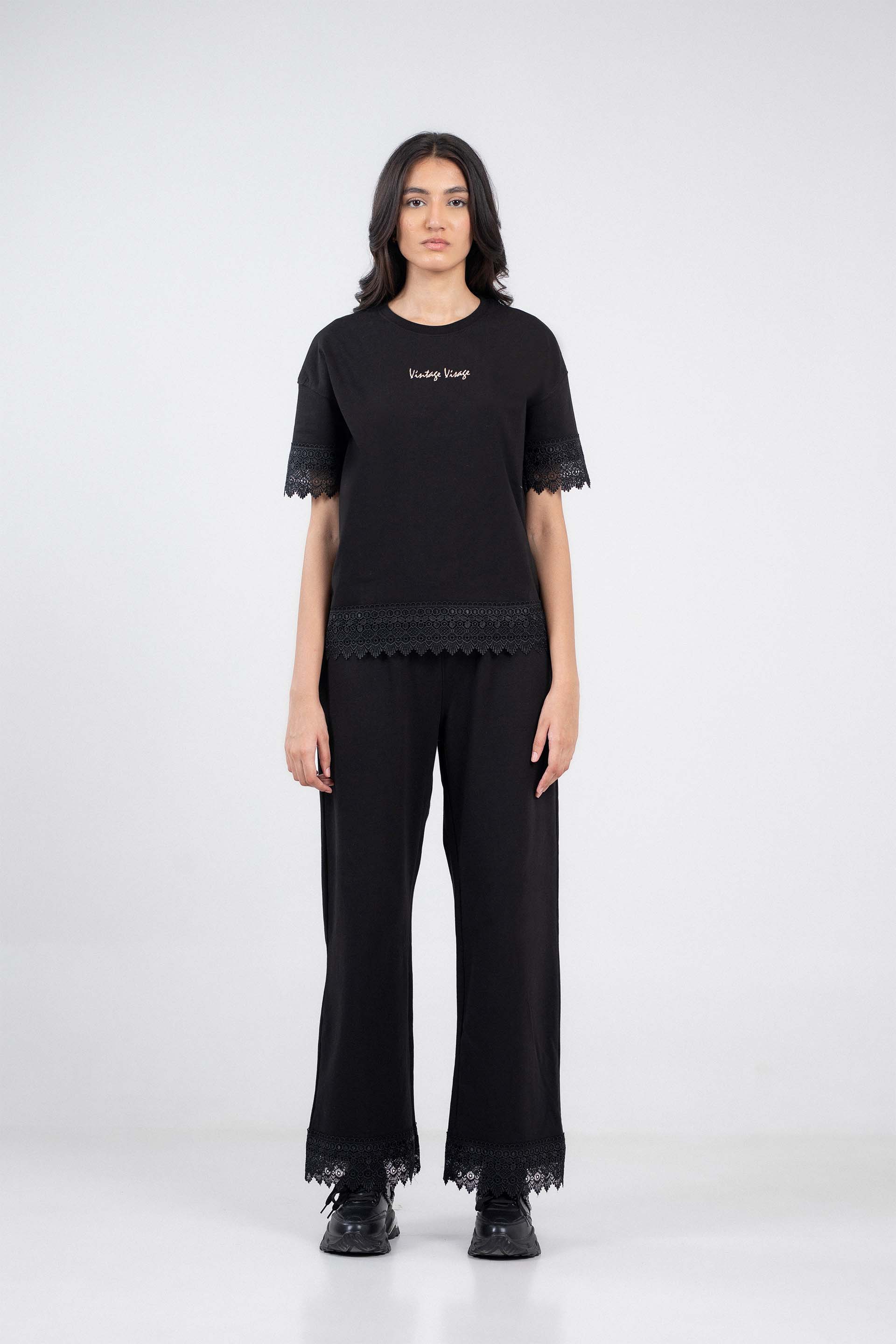 Embroidered Lace Tee - Image 2